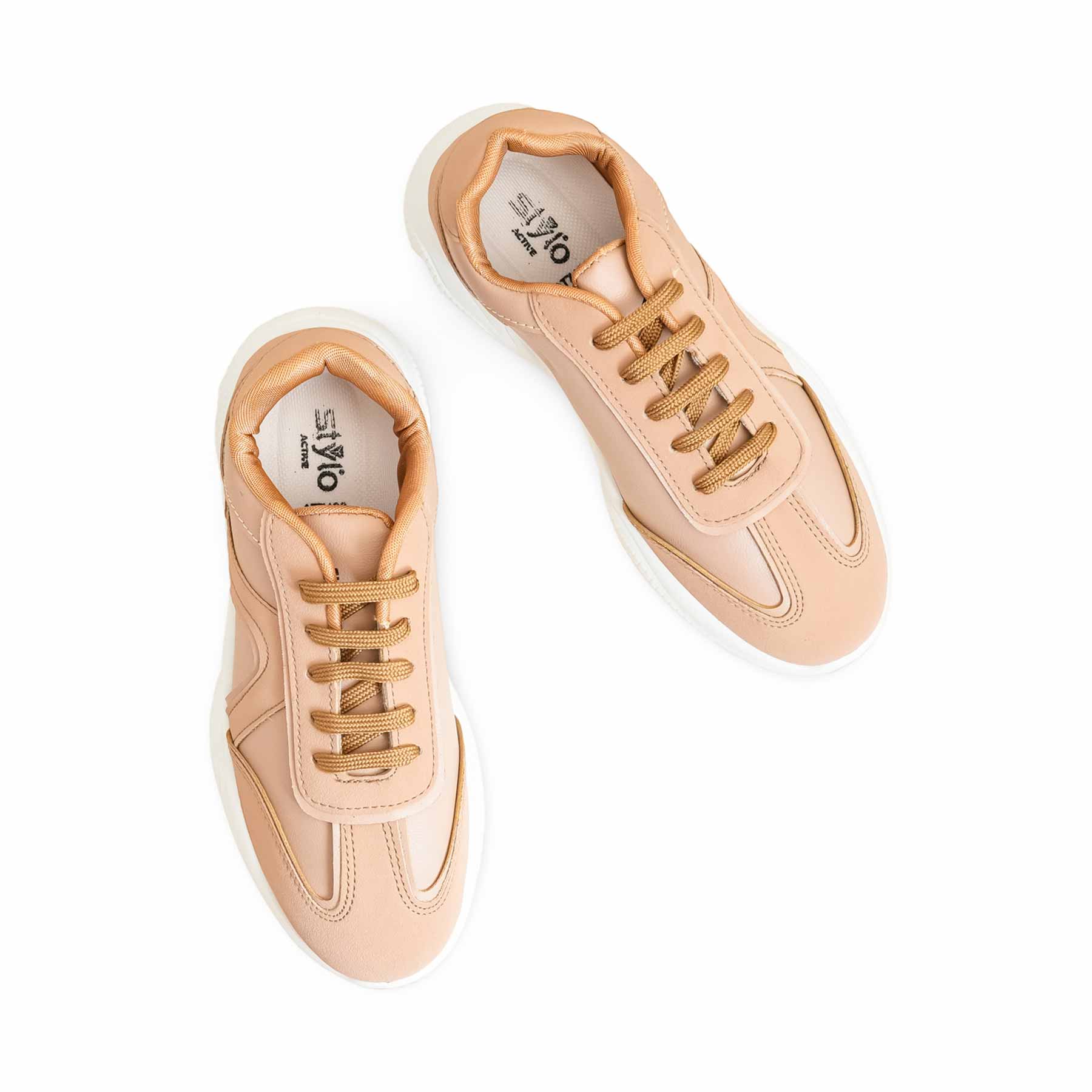 Beige Casual Sneaker AT7438 - Image 5