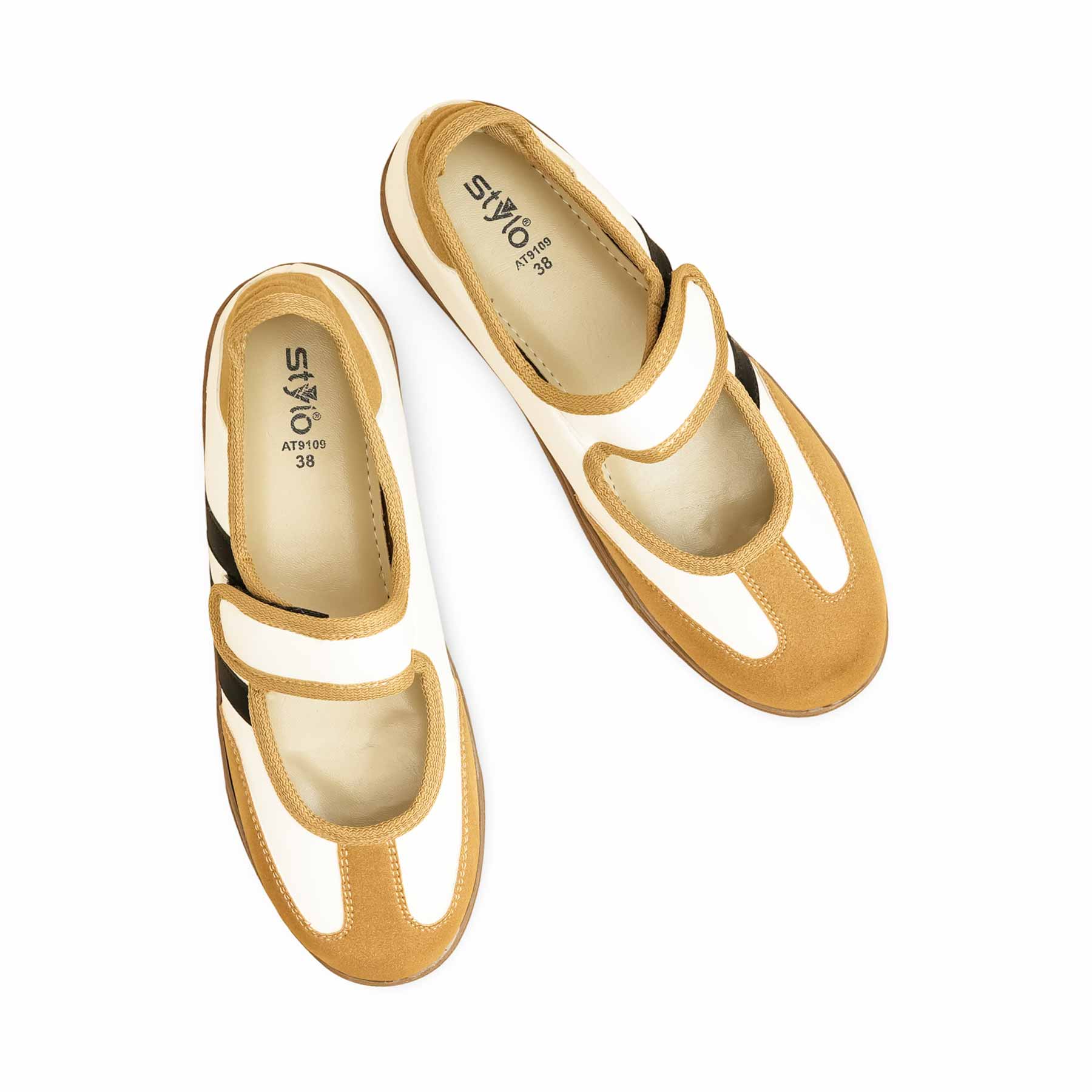 Beige Casual Sneaker AT9109 - Image 5