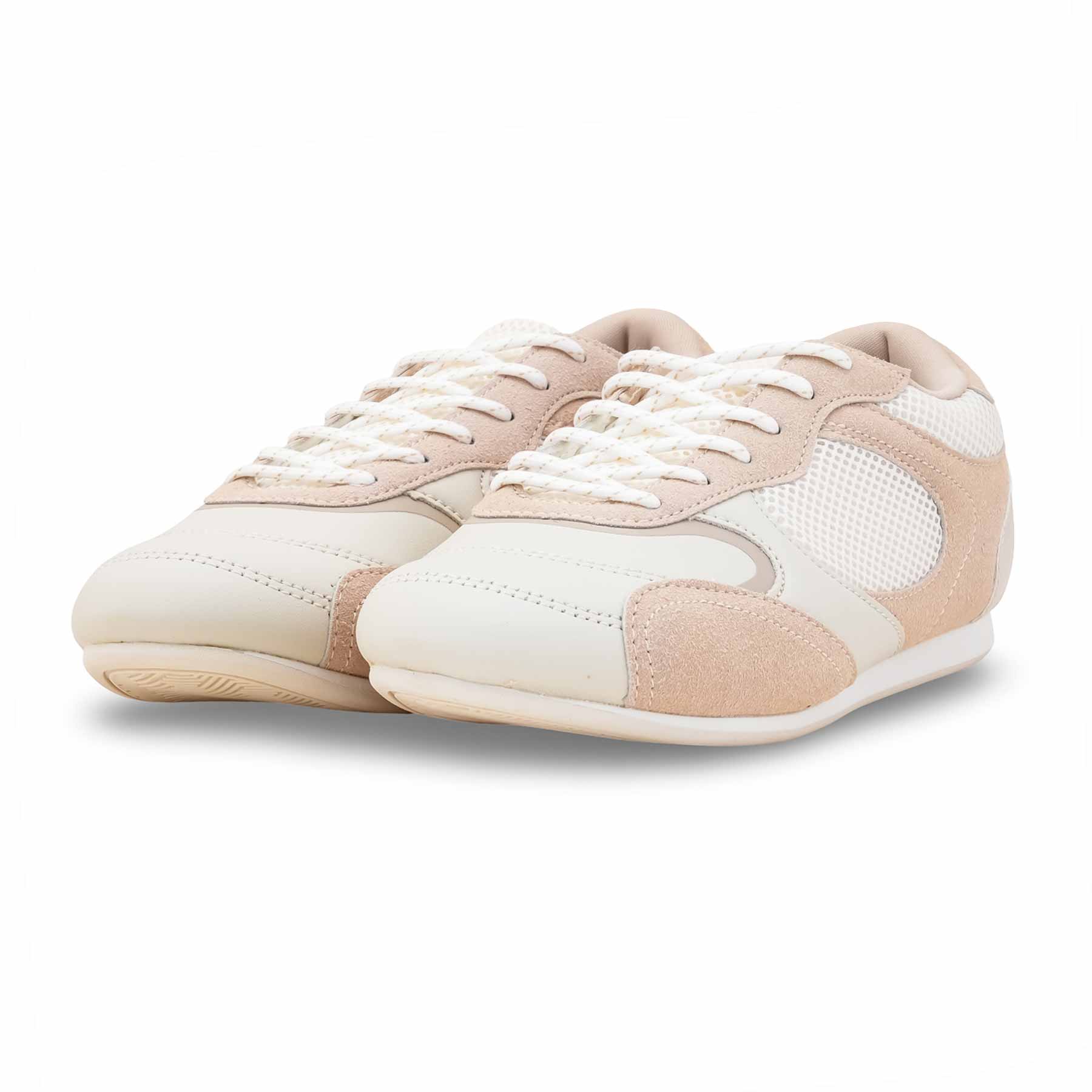 Beige Casual Sneaker For Ladies AT7467 - Image 3