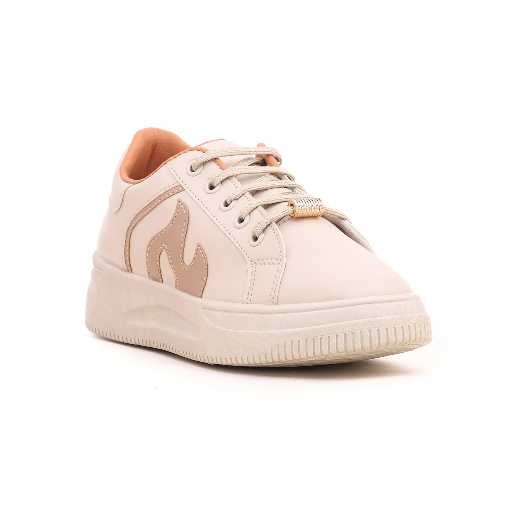 Beige Casual Sneakers AT7208 - Image 2