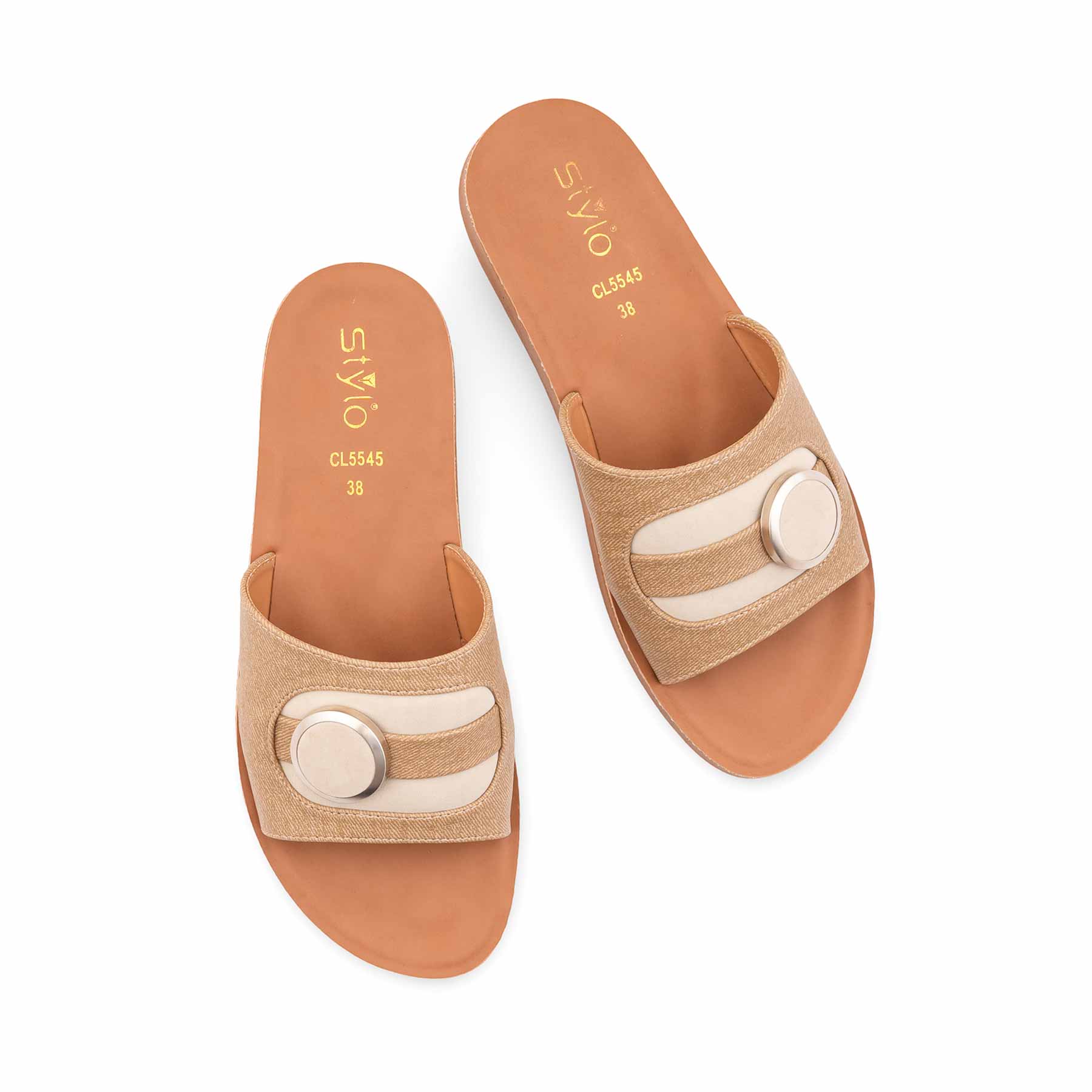 Beige Casual Softy For Women CL5545 - Image 5
