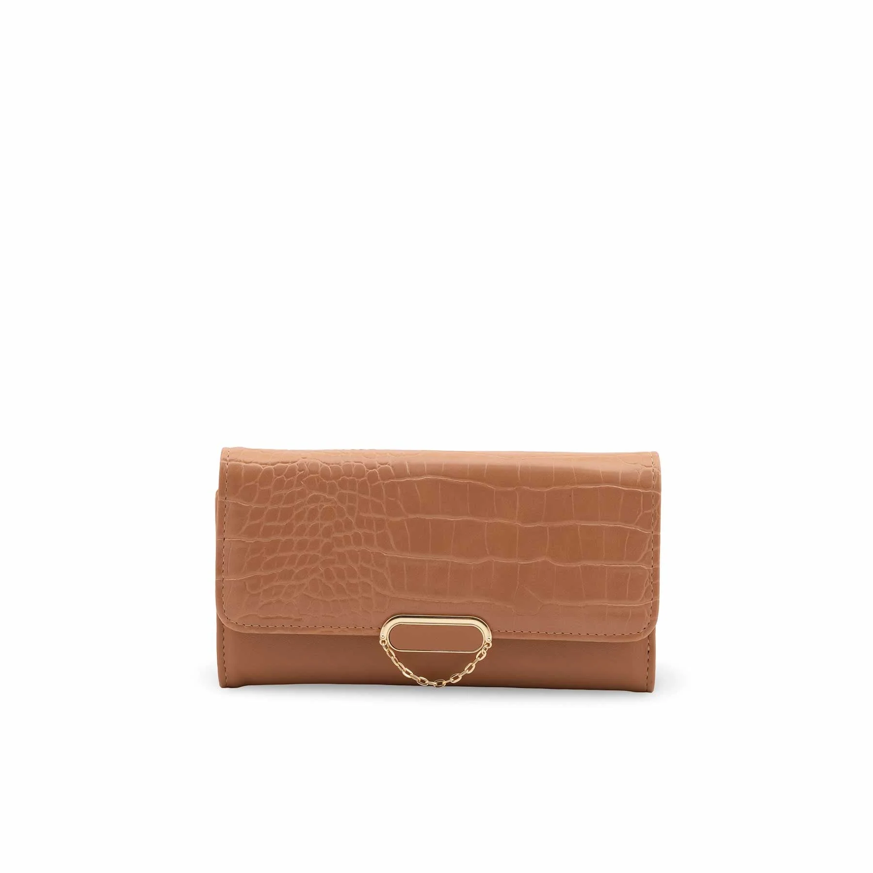 Beige Casual Wallet For Ladies P71130 - Image 2