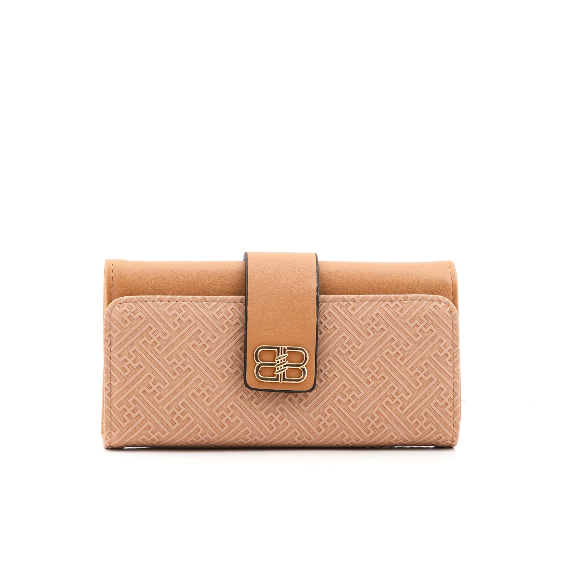 Beige Casual Wallet For Women P71131 - Image 2