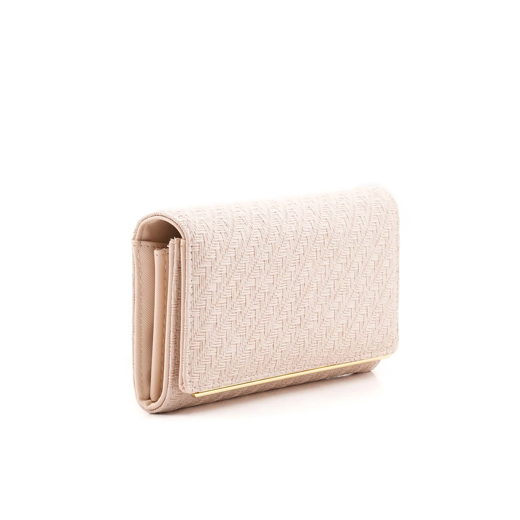 Beige Casual Wallet For Women P71136 - Image 3