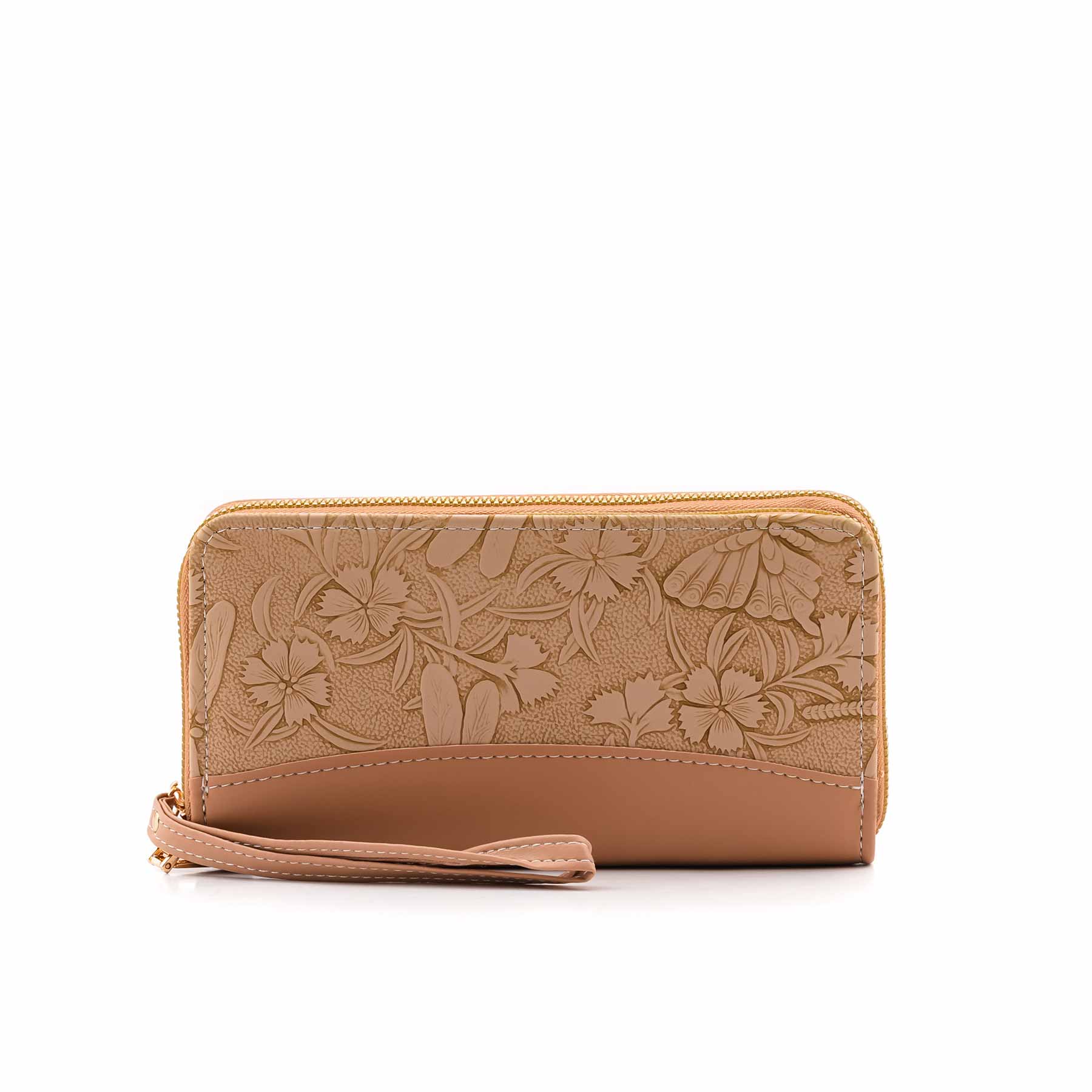 Beige Casual Wallet For Women P71143 - Image 2