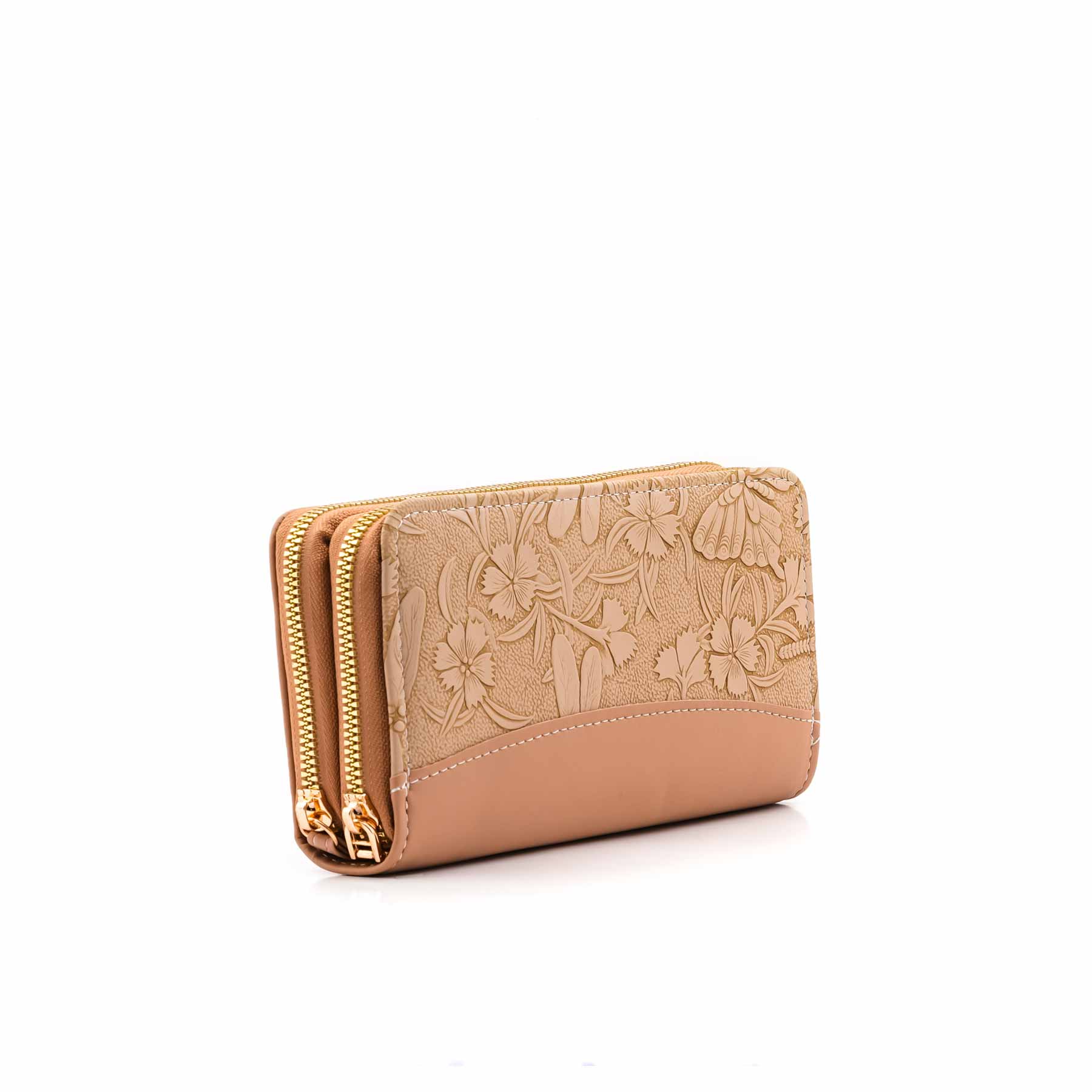 Beige Casual Wallet For Women P71143 - Image 3