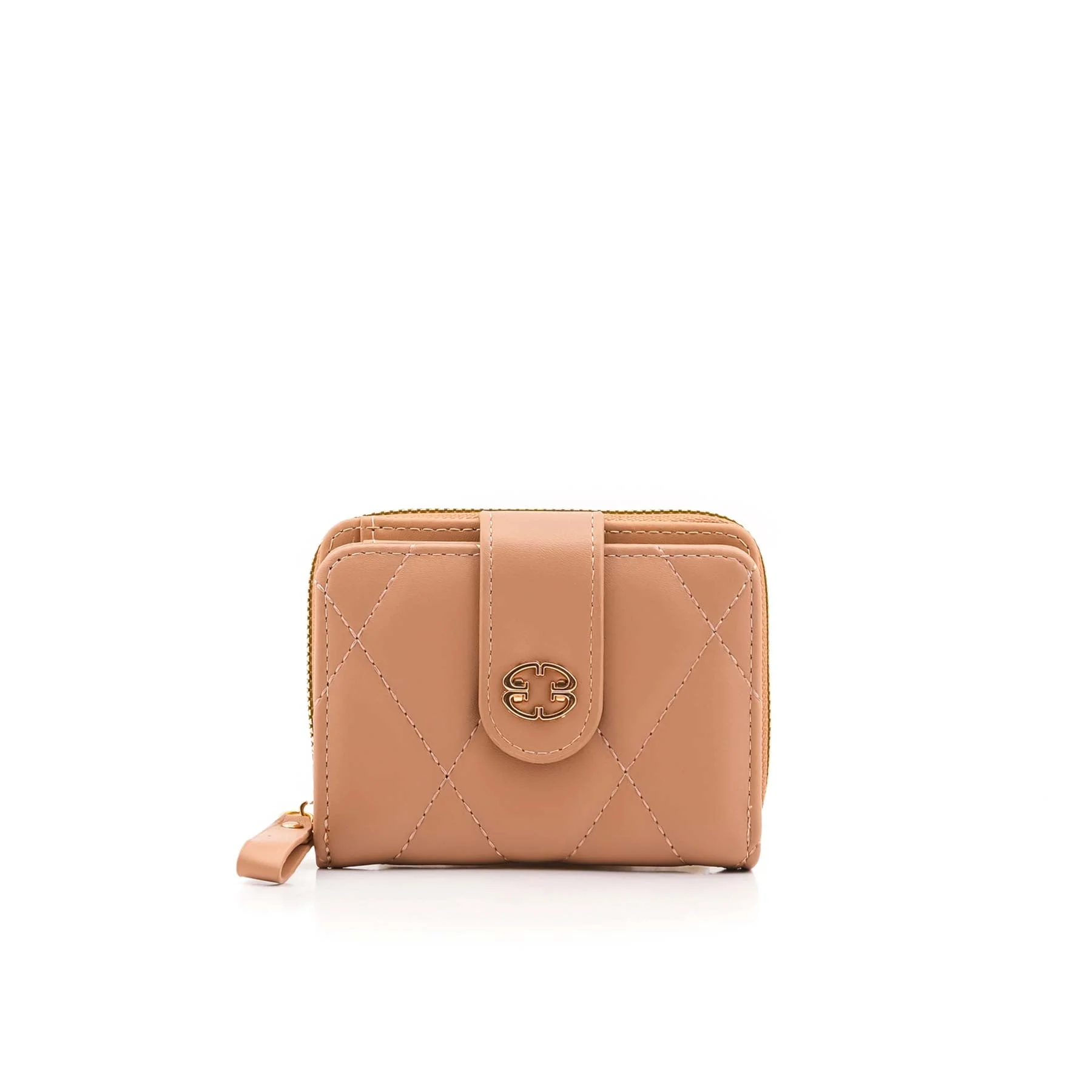 Beige Casual Wallet For Women P71147 - Image 2