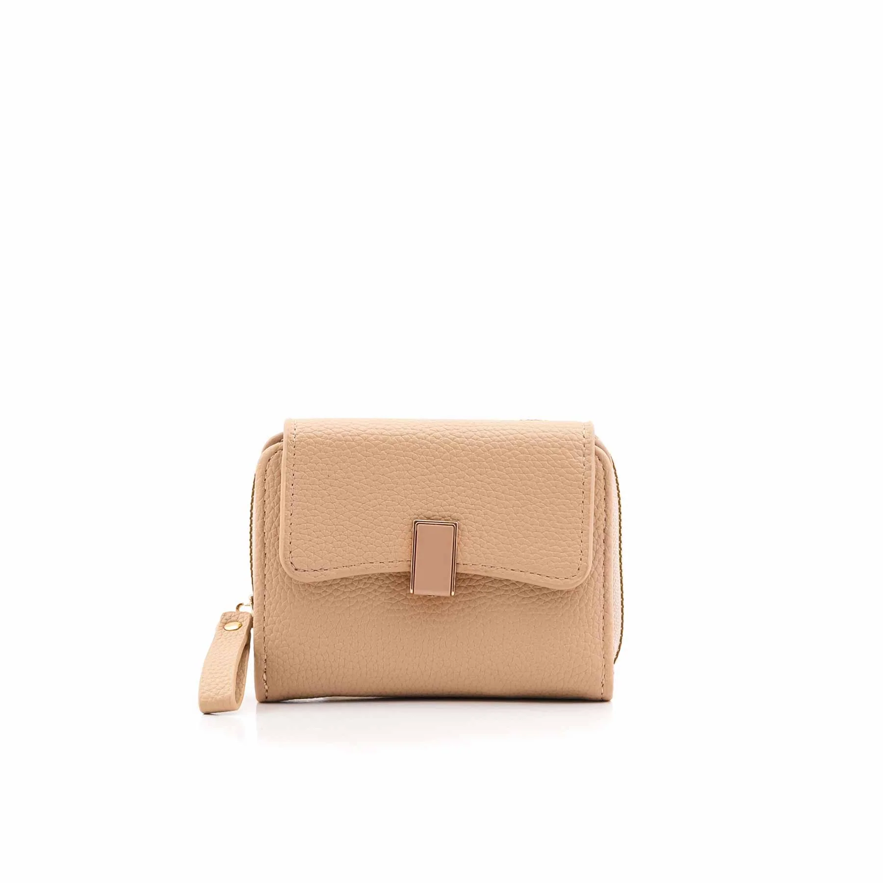 Beige Casual Wallet For Women P71153 - Image 2