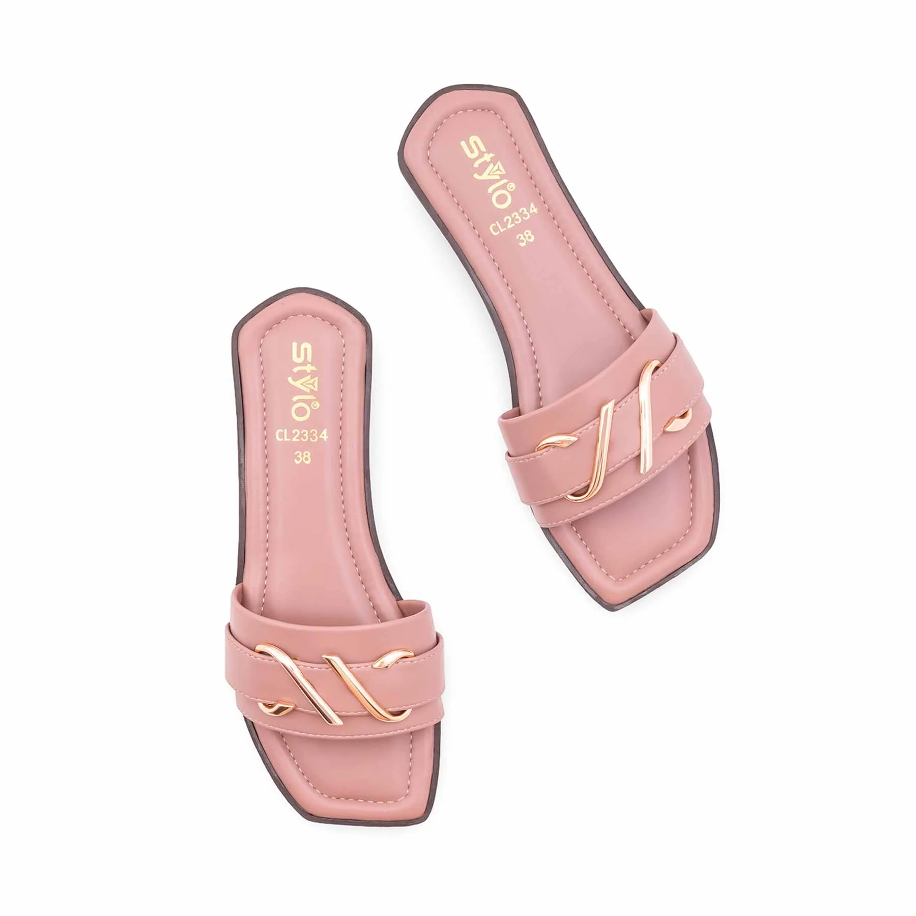 Beige Casual Women Slipper CL2334 - Image 5