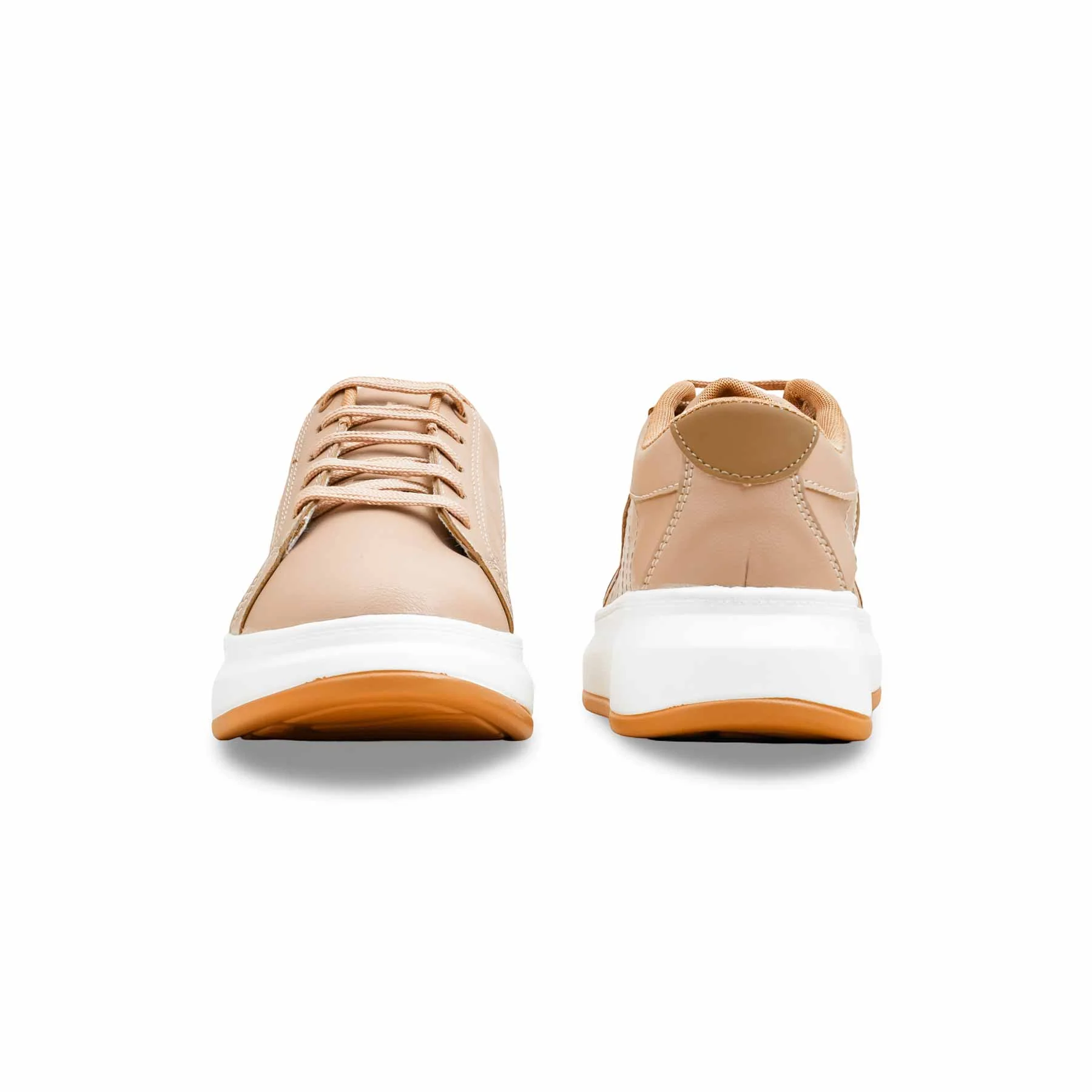 Beige Casual Women Sneaker AT7493 - Image 5