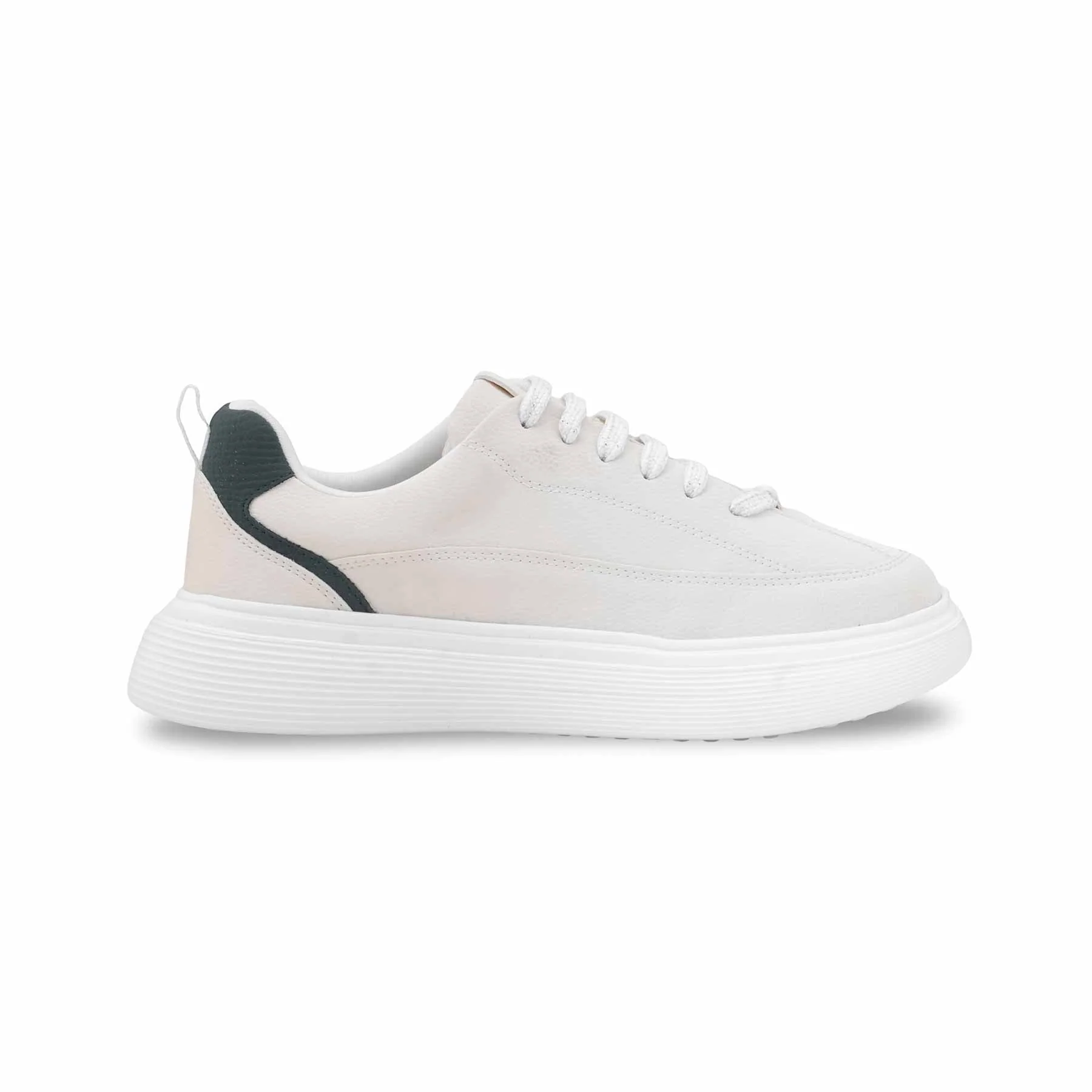 Beige Causal Sneaker For Women AT7497 - Image 2