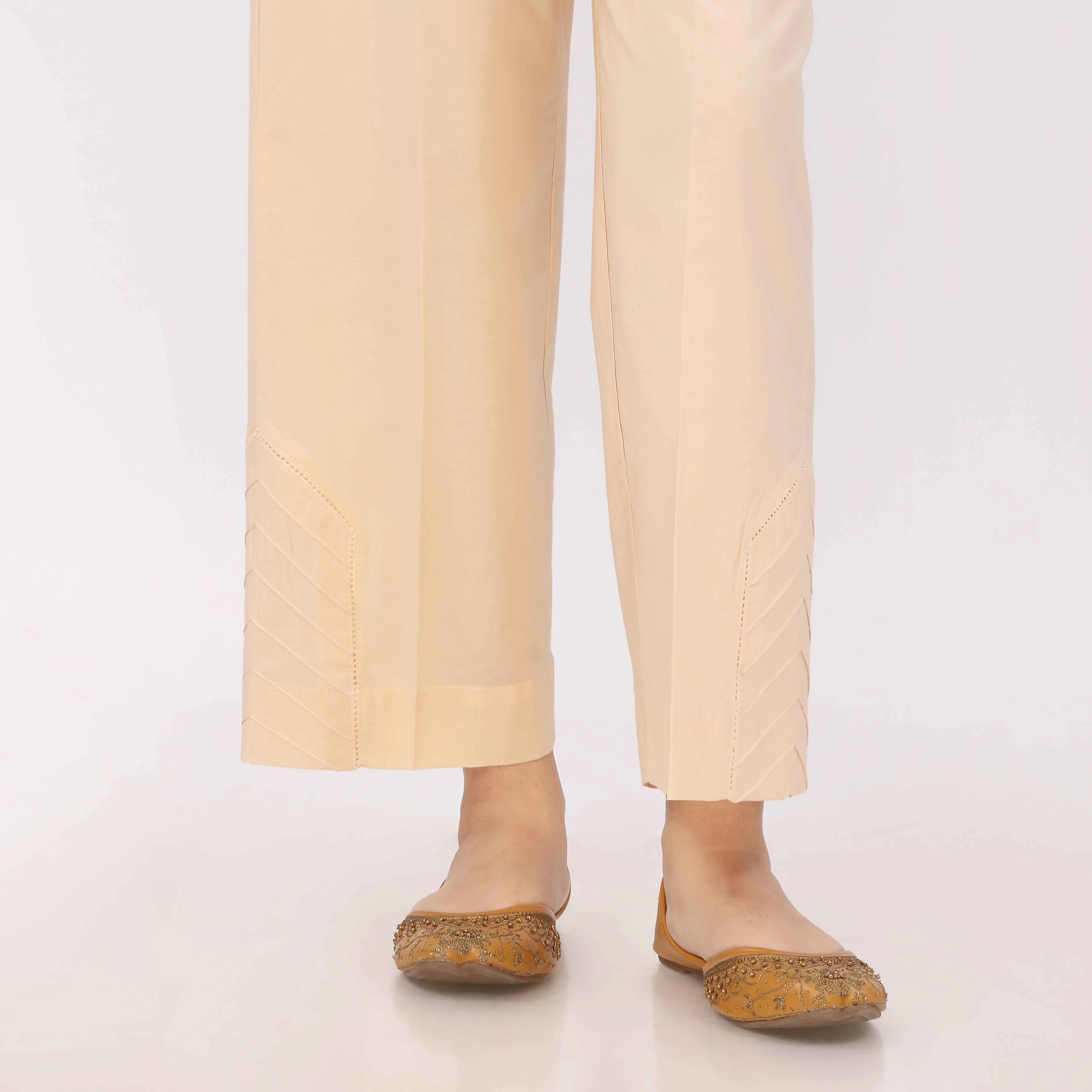 Beige Cotton Cambric Trouser PL5102 - Image 2