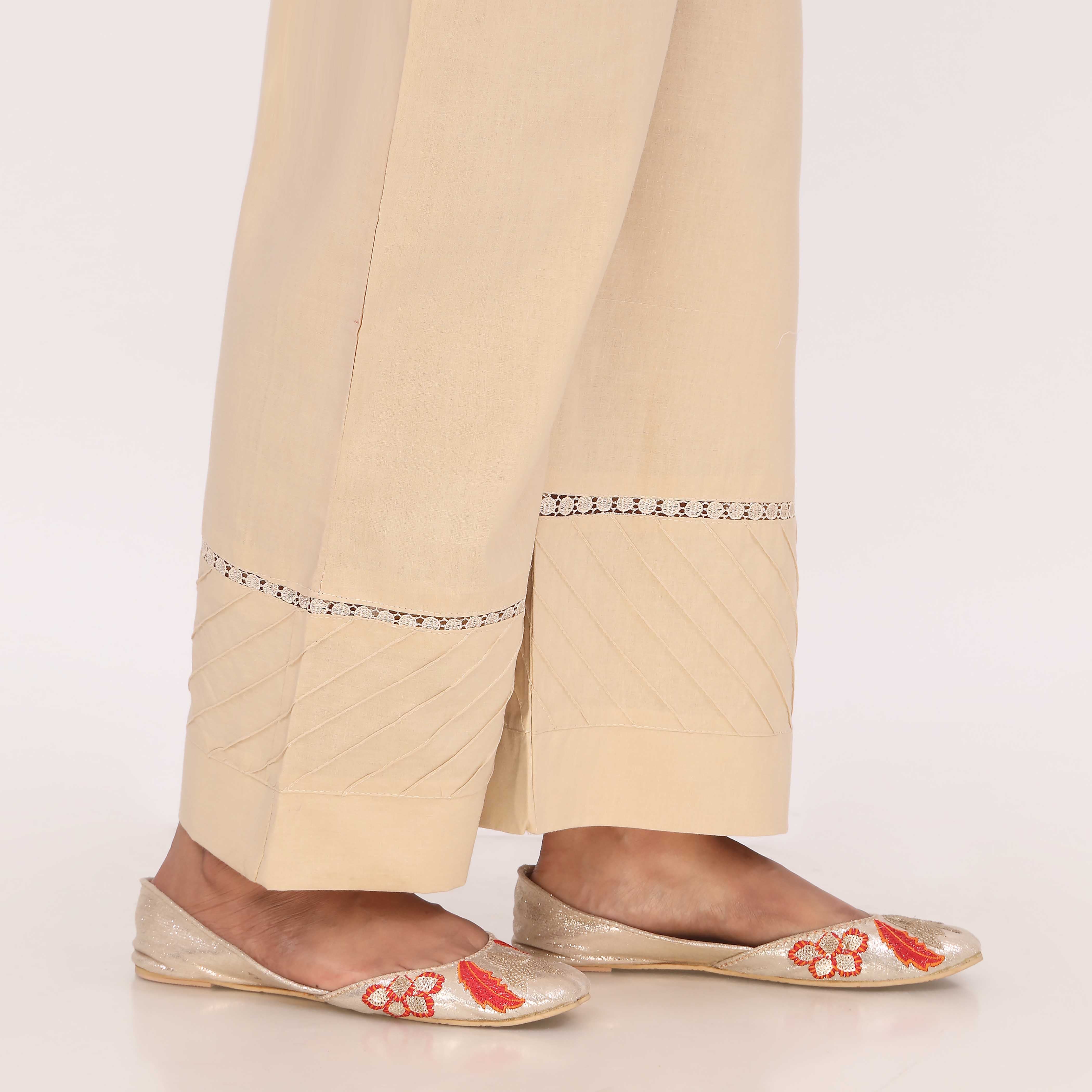 Beige Cotton Cambric Trouser PL5133 - Image 4