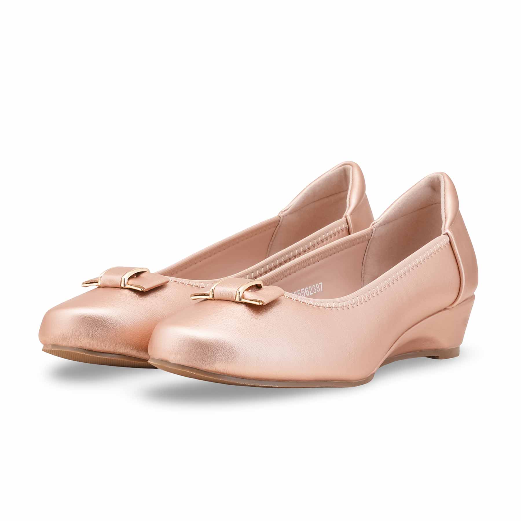 Beige Court Shoes For Ladies WN7555 - Image 3