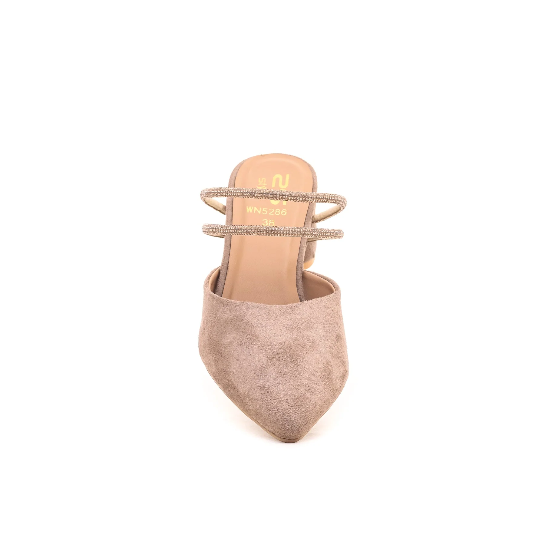 Beige Court Shoes WN5286 - Image 3