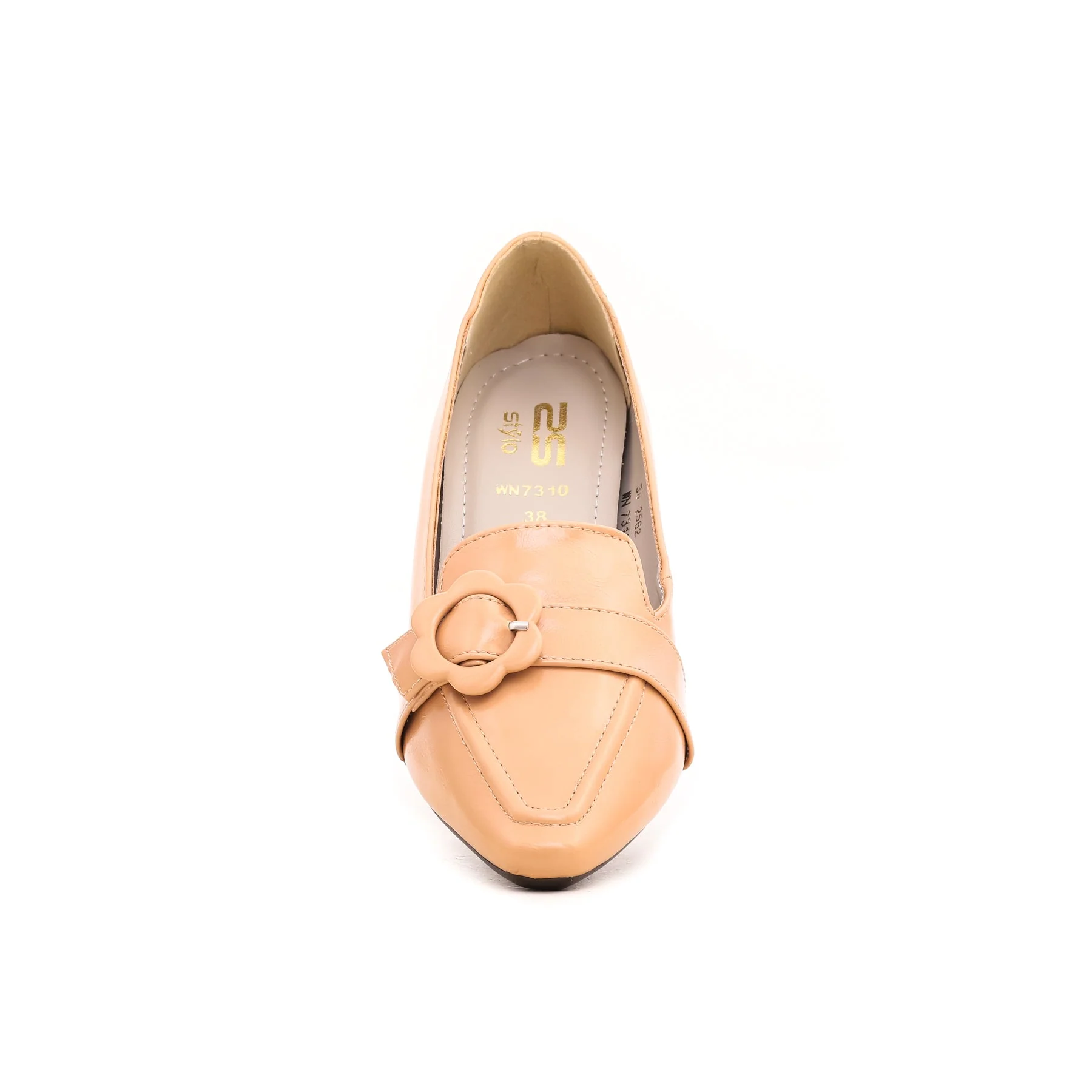 Beige Court Shoes WN7310 - Image 3