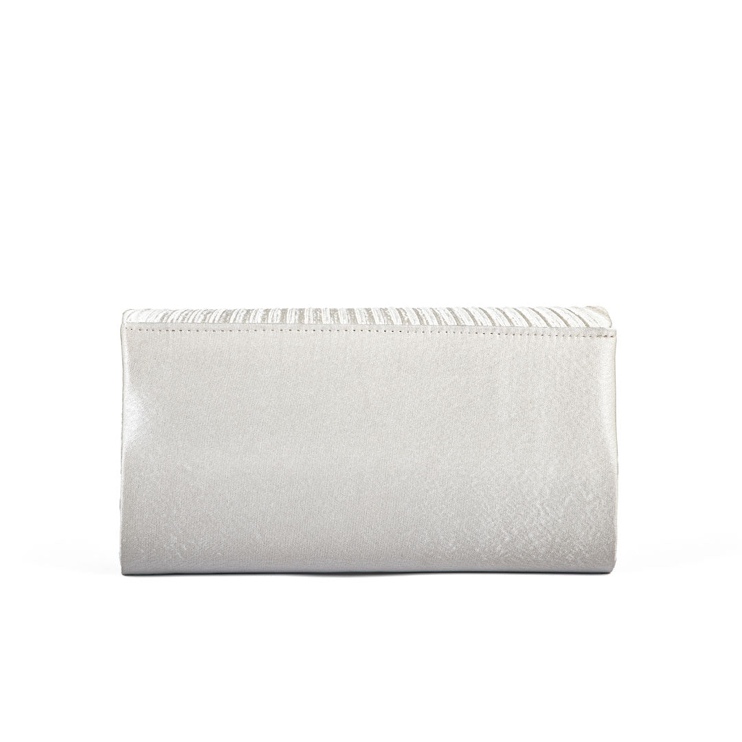 Beige Fancy Clutch P24143 - Image 3