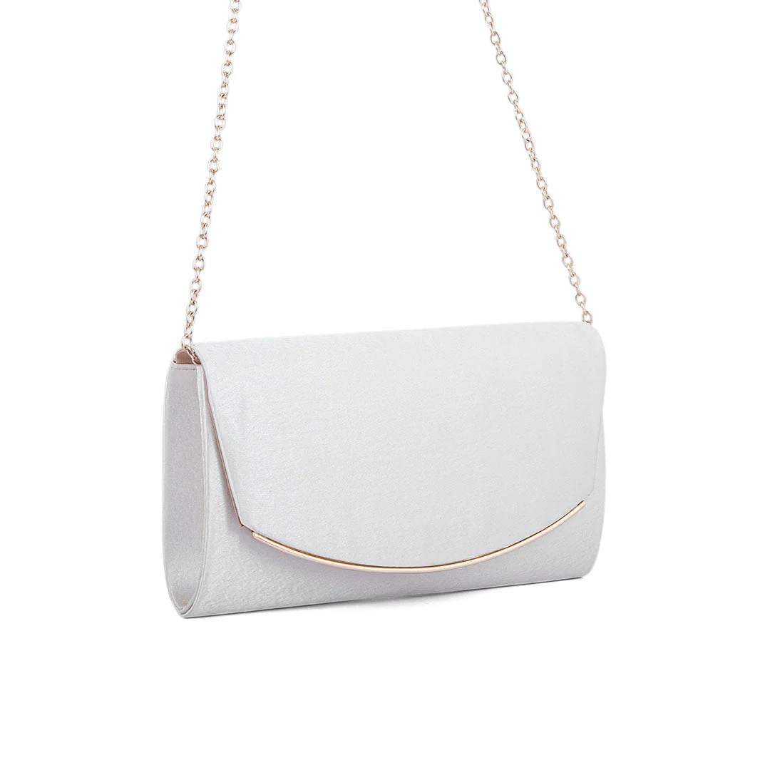Beige Fancy Clutch P24148 - Image 3