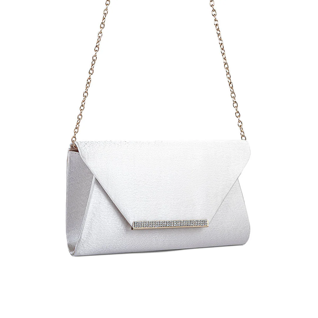 Beige Fancy Clutch P24149 - Image 3