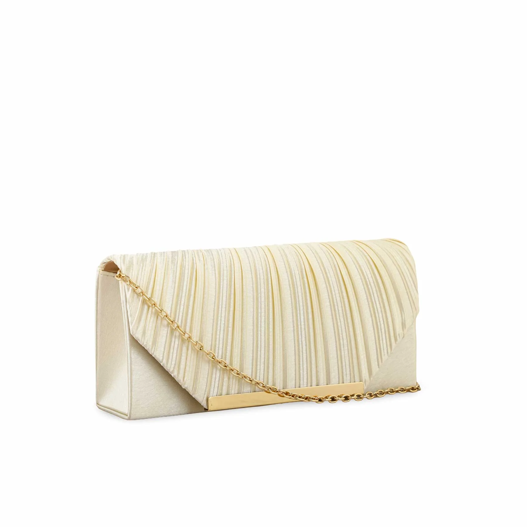 Beige Fancy Clutch P24151 - Image 2