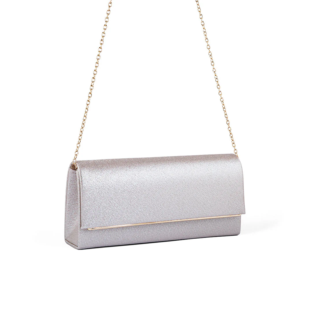 Beige Fancy Clutch P24162 - Image 2
