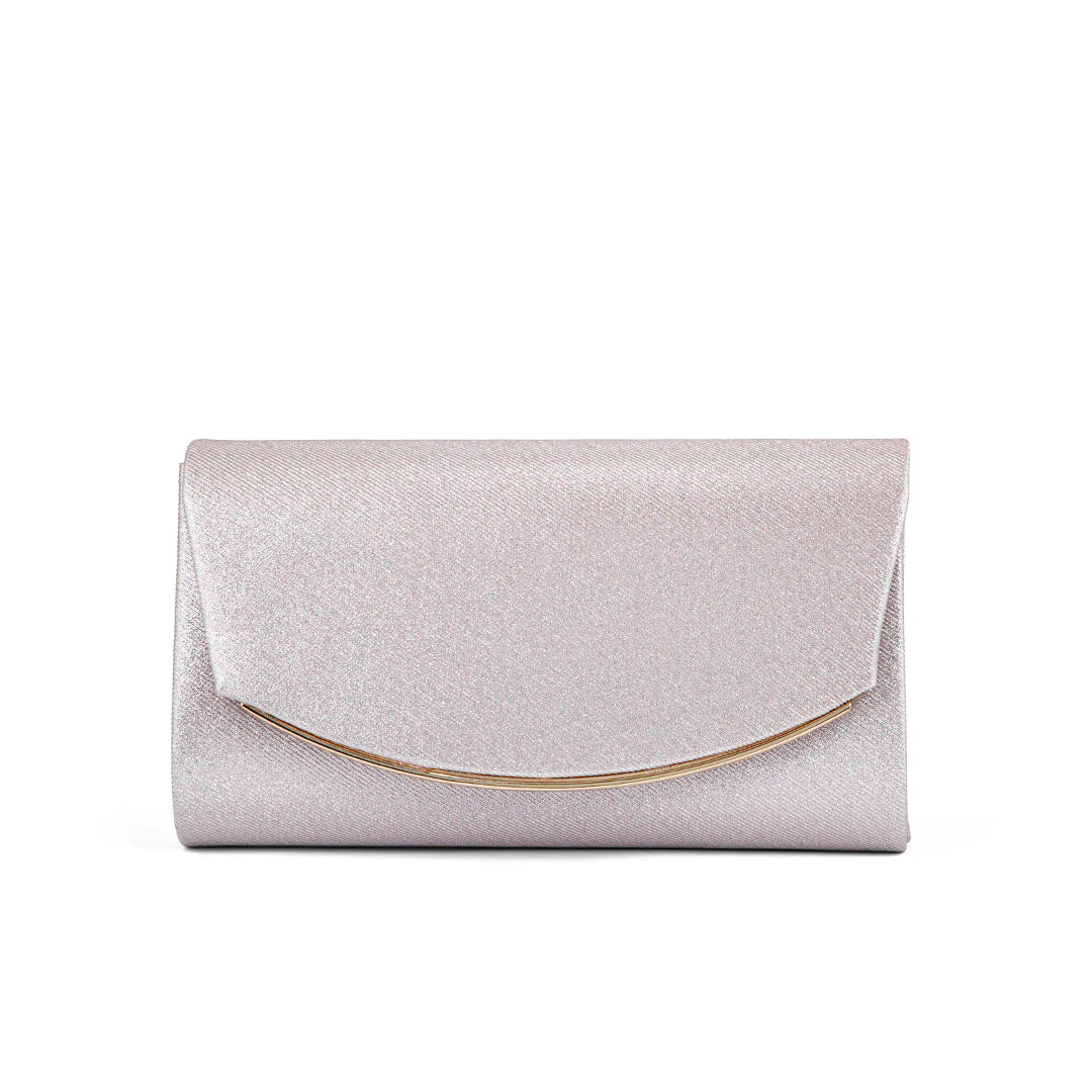 Beige Fancy Clutch P24163 - Image 2