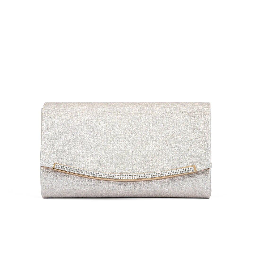 Beige Fancy Clutch P24171 - Image 2