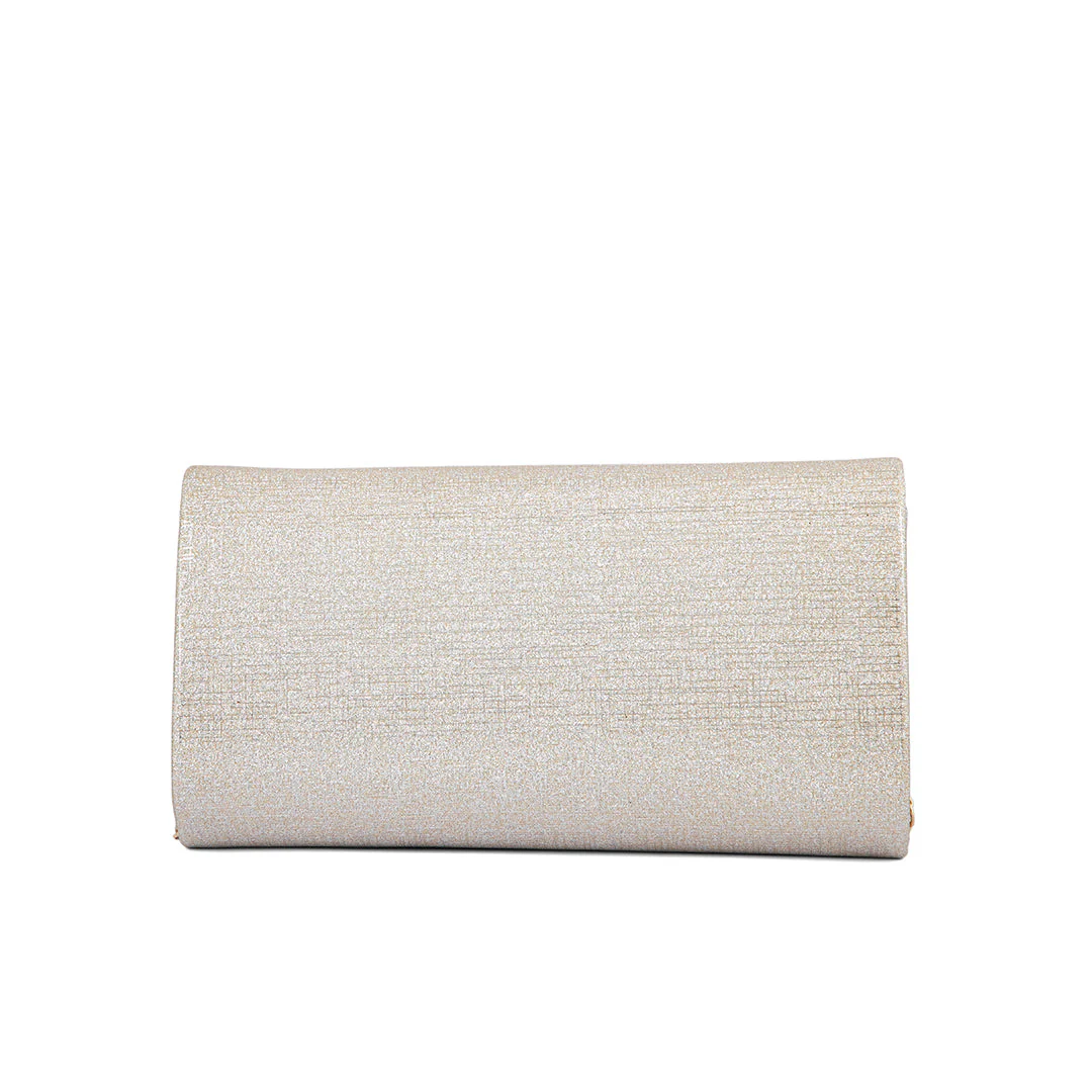 Beige Fancy Clutch P24173 - Image 3