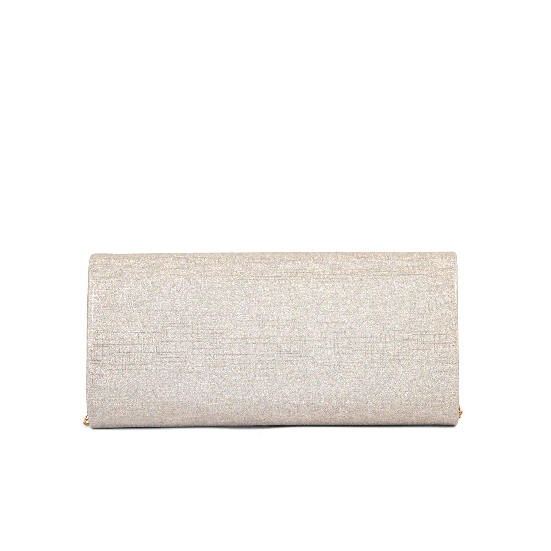 Beige Fancy Clutch P24176 - Image 4