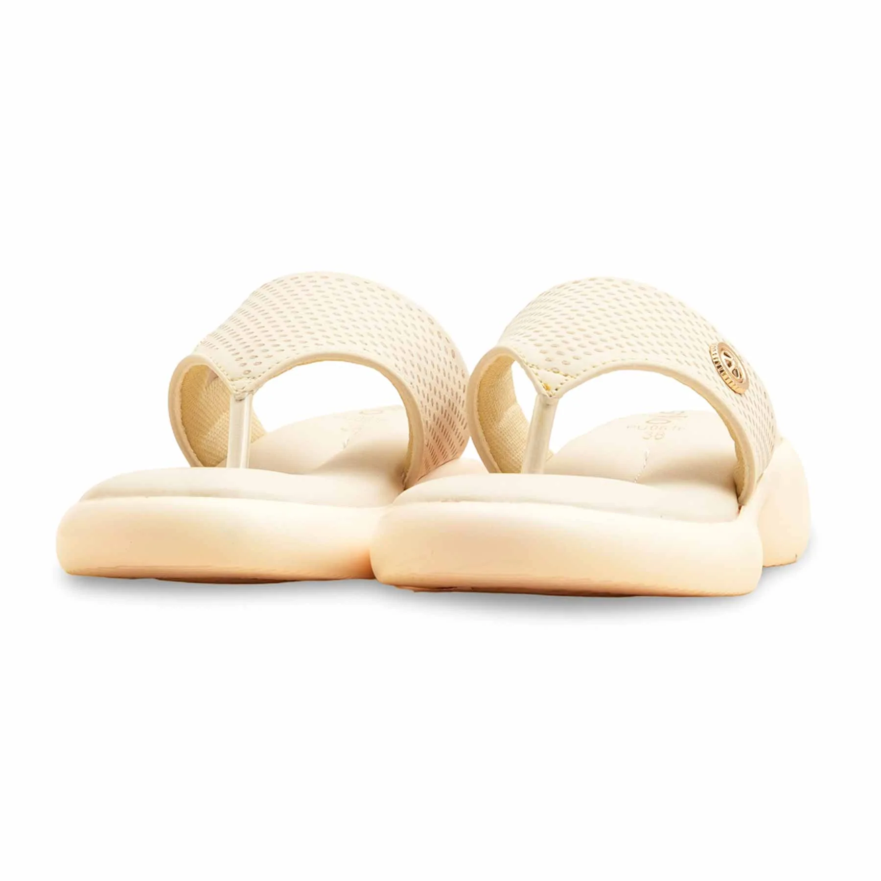 Beige Formal Chappal PU0616 - Image 3