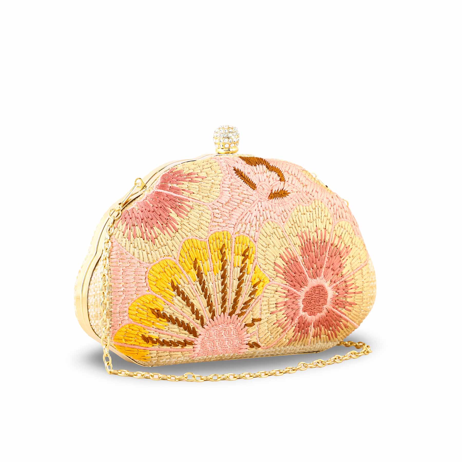 Beige Formal Clutch P24389 - Image 3