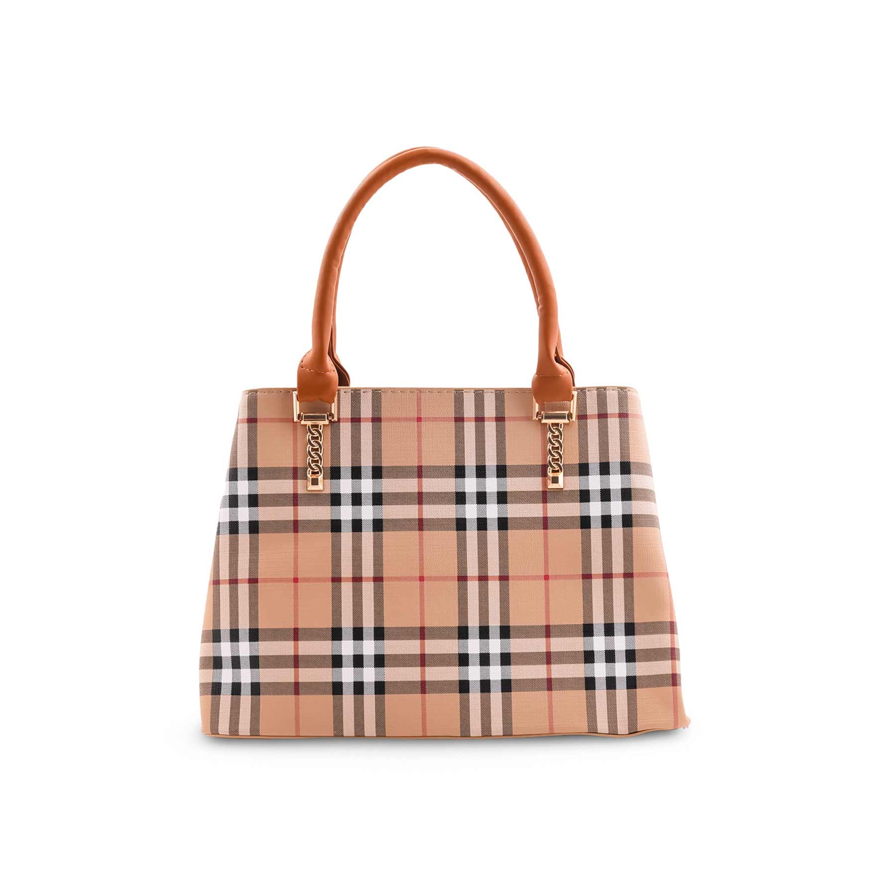 Beige Formal Hand Bag For Ladies P36527 - Image 4