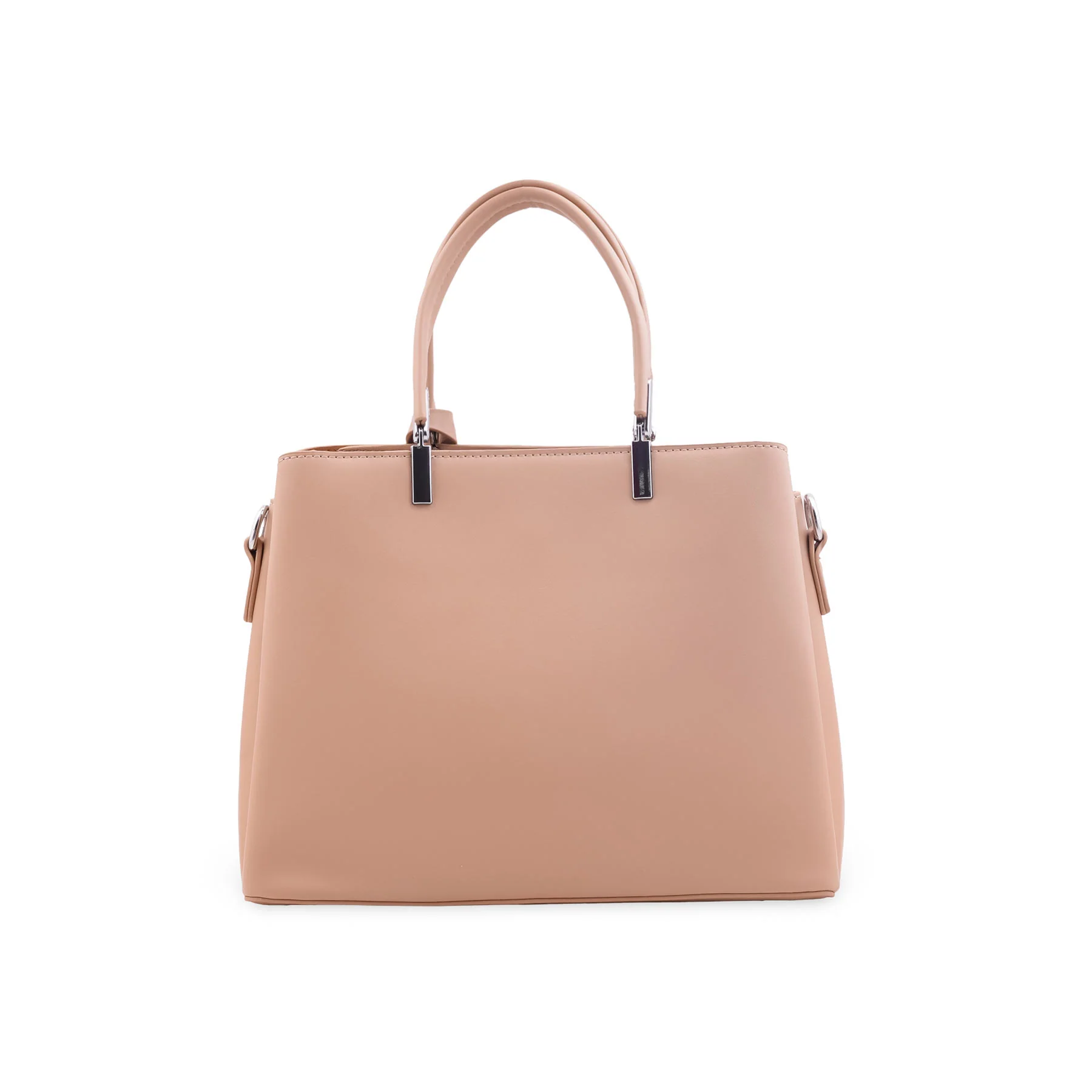 Beige Formal Hand Bag For Ladies P36561 - Image 4