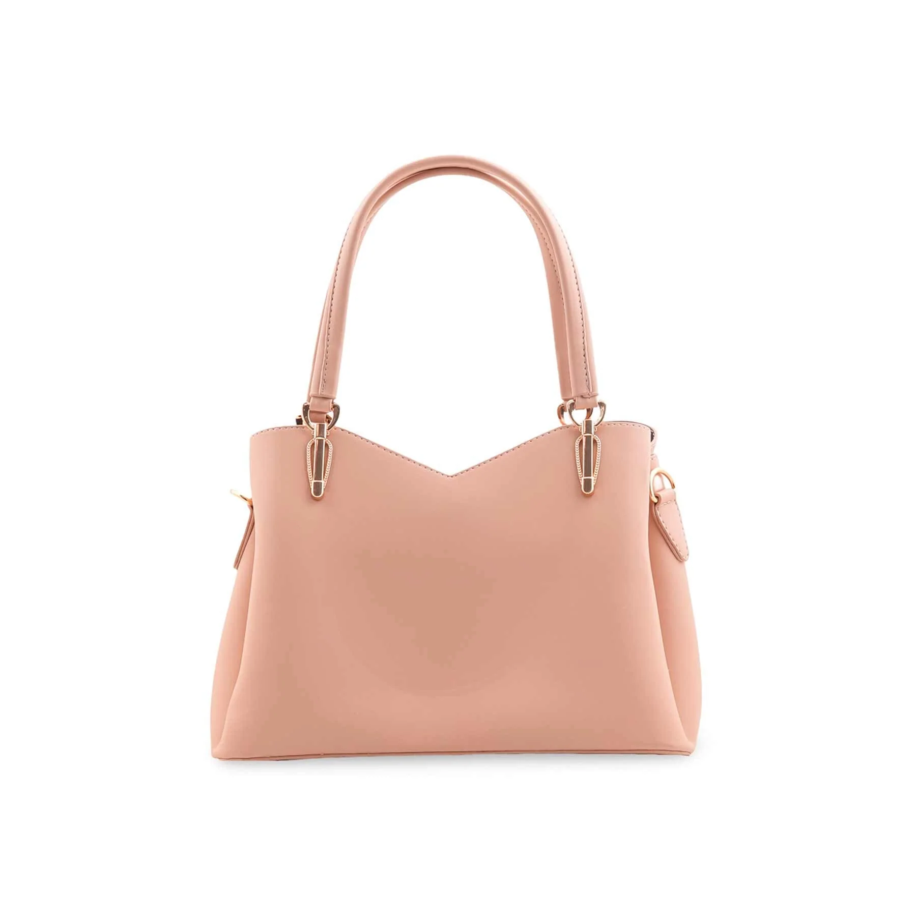 Beige Formal Hand Bag For Ladies P55848 - Image 2