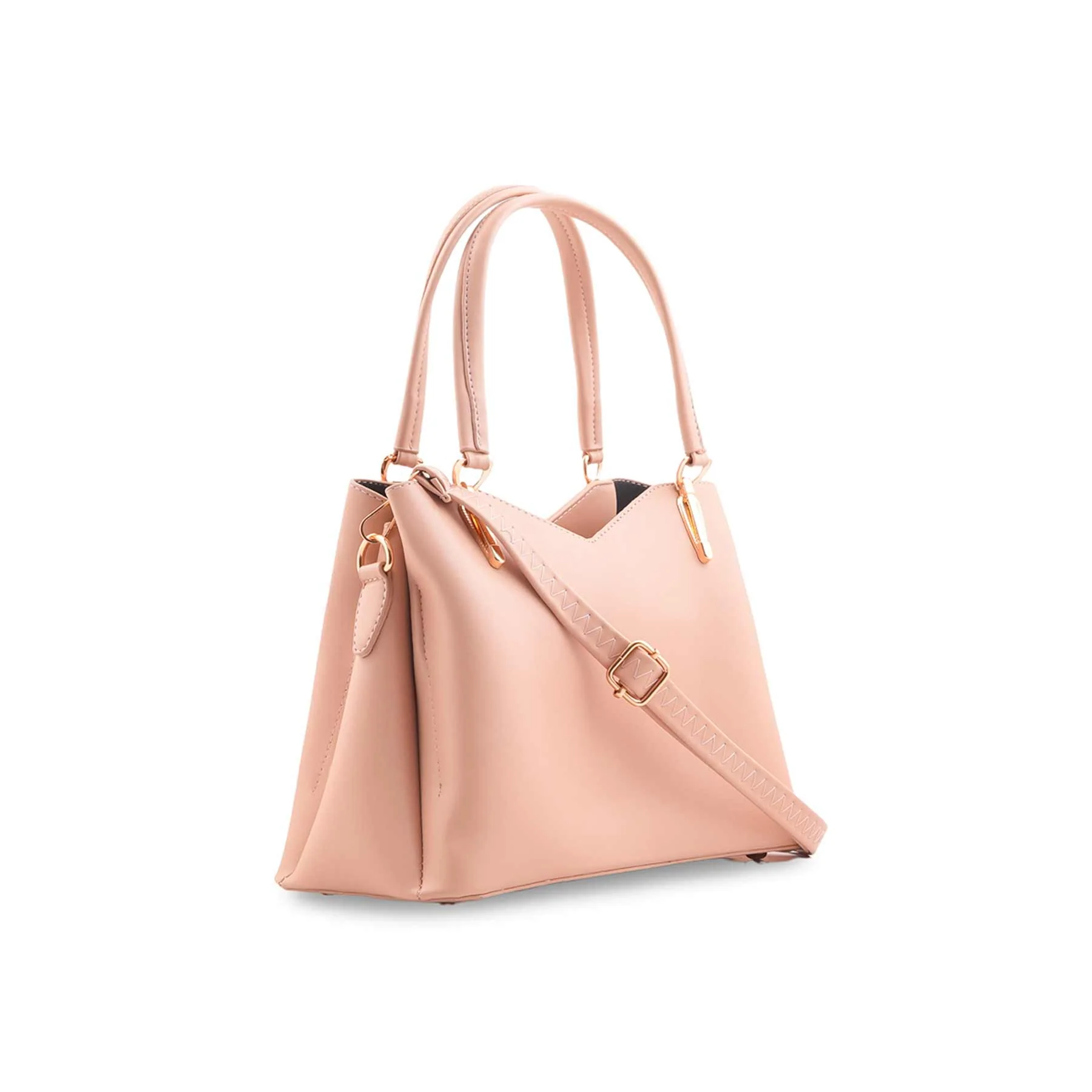 Beige Formal Hand Bag For Ladies P55848 - Image 3