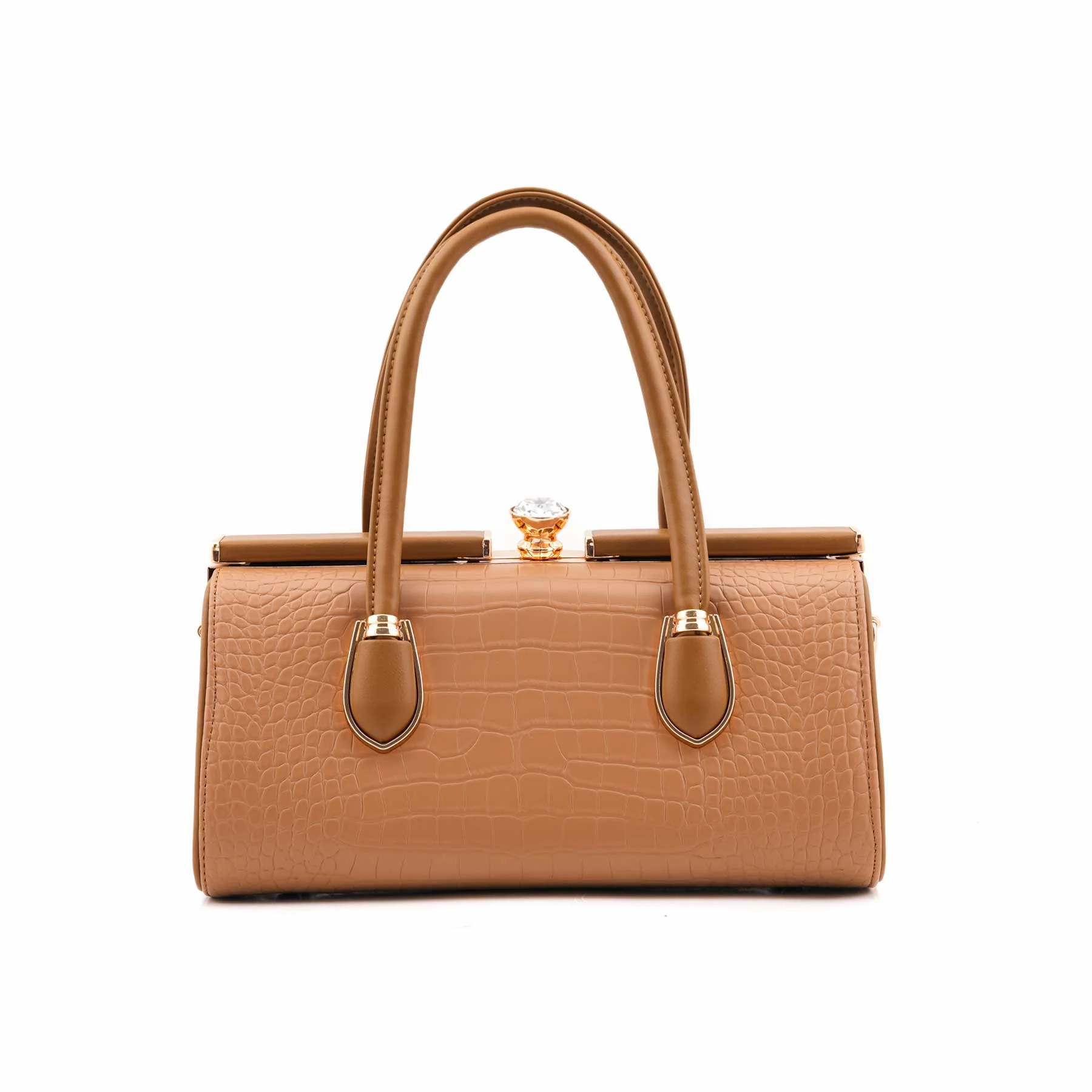 Beige Formal Hand Bag For Women P36464 - Image 2