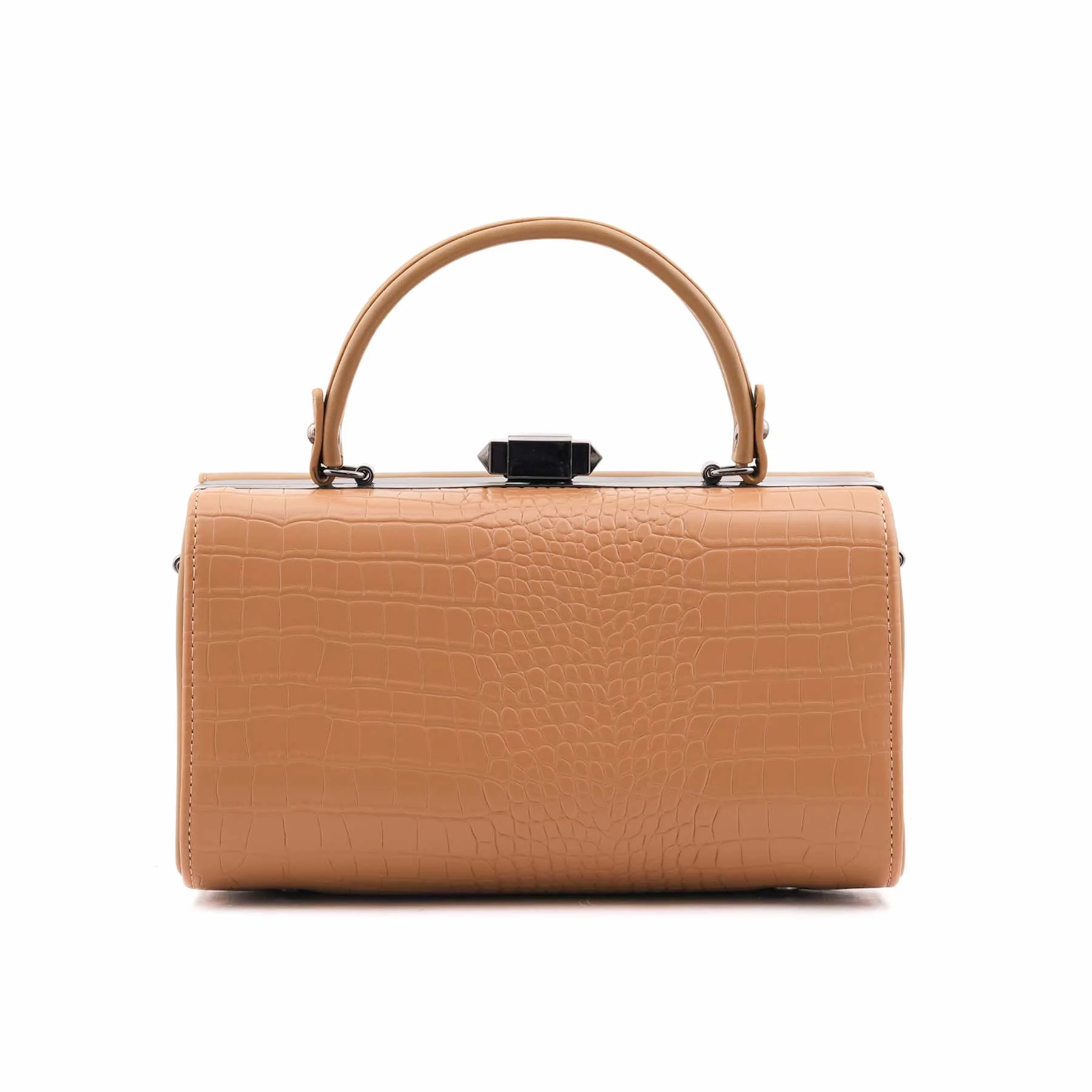 Beige Formal Hand Bag For Women P36465 - Image 4