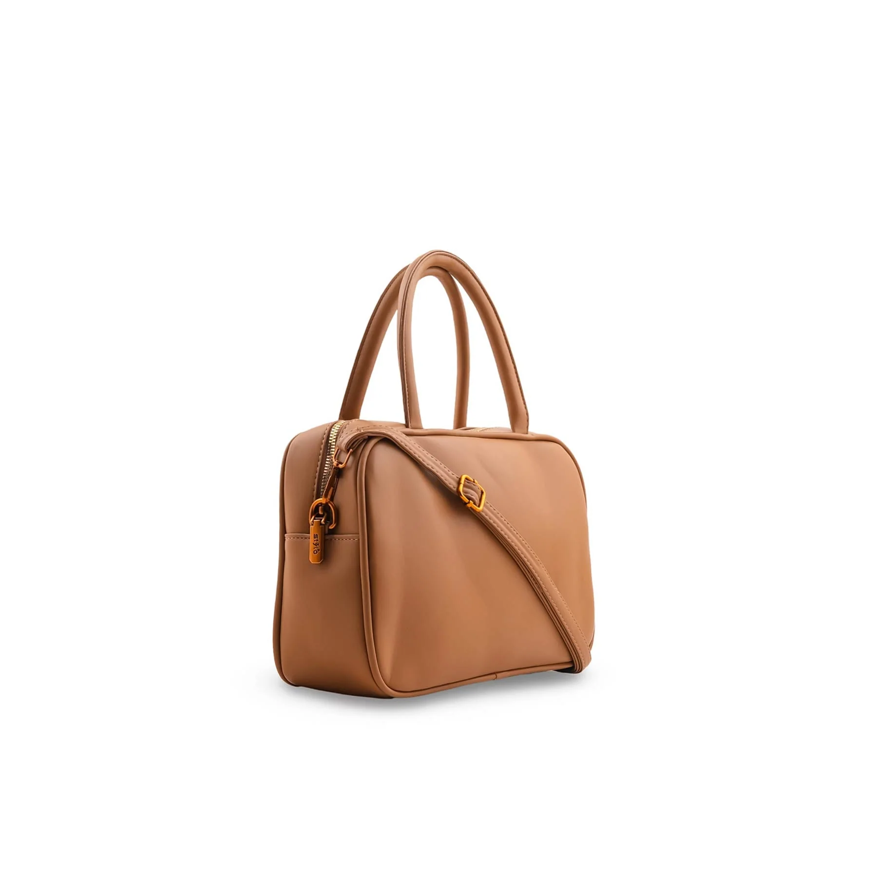 Beige Formal Hand Bag For Women P36477 - Image 3