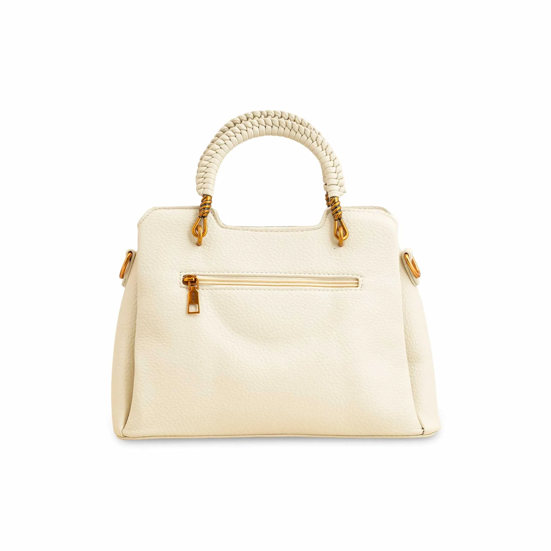 Beige Formal Hand Bag P36160 - Image 4