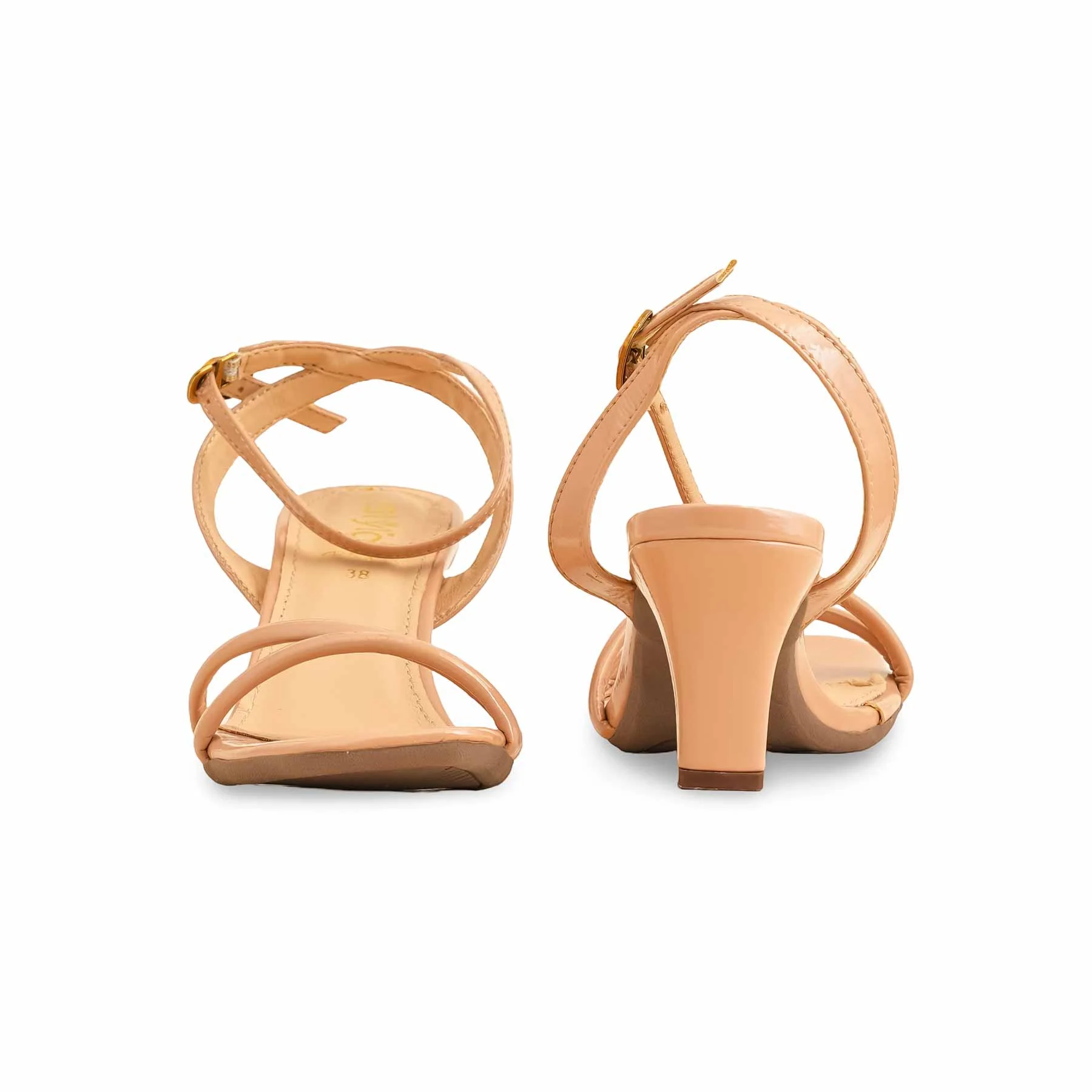 Beige Formal Sandal For Ladies FR5331 - Image 4