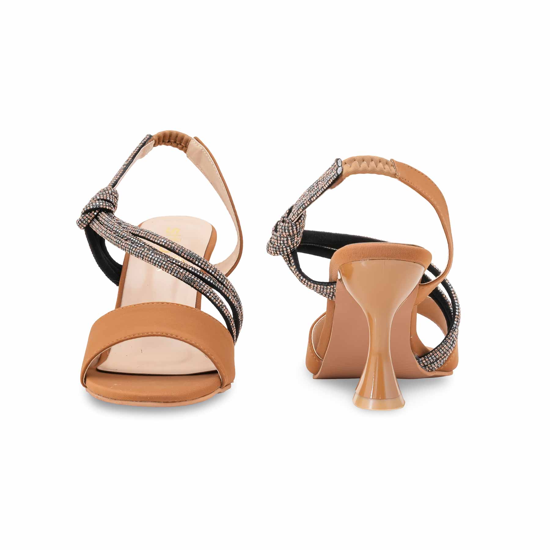 Beige Formal Sandal For Ladies FR5496 - Image 4