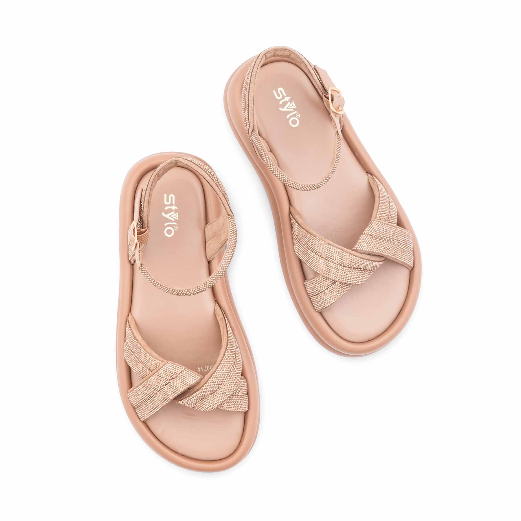 Beige Formal Sandal For Women PU0744 - Image 5