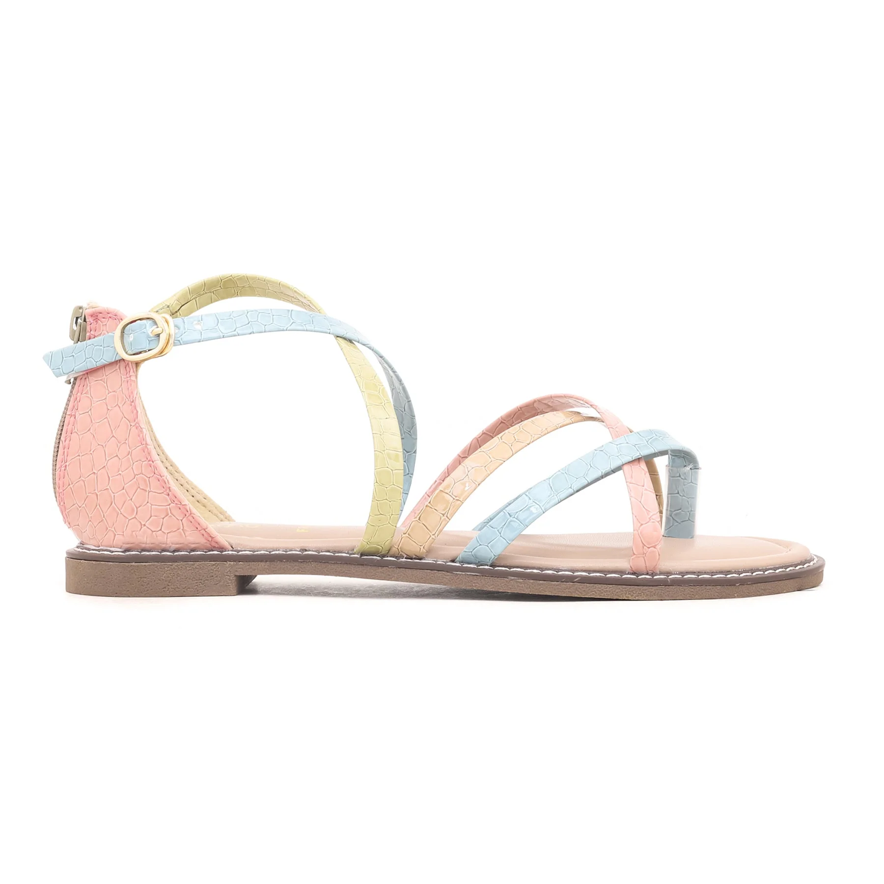 Beige Formal Sandals FR4902 - Image 2