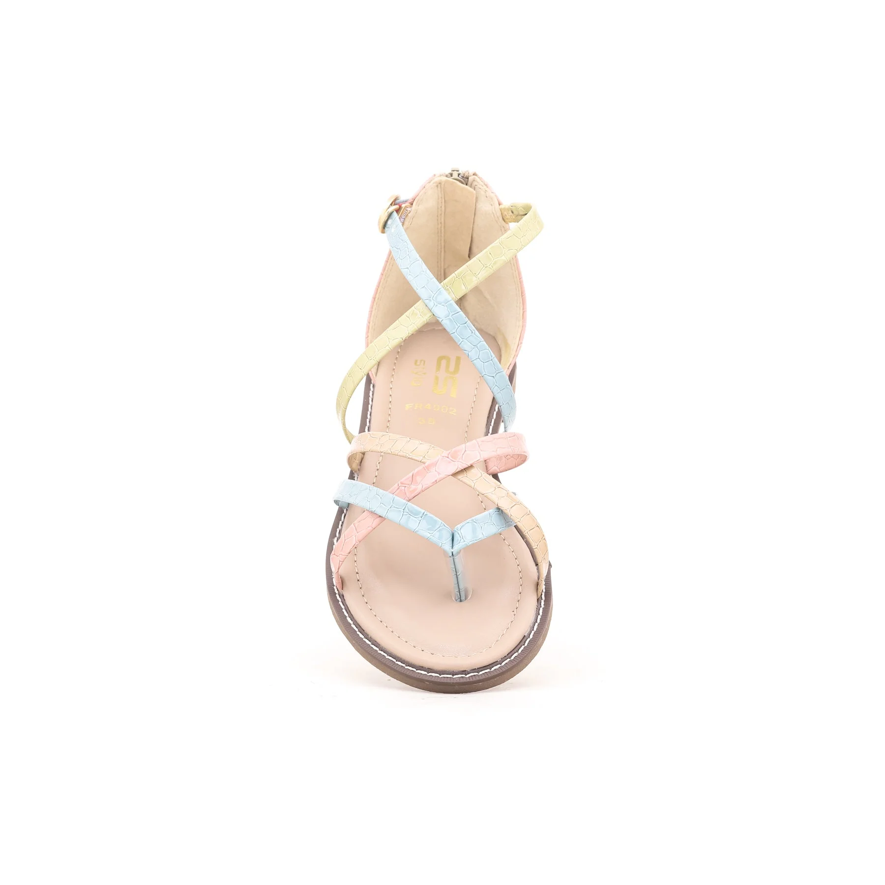 Beige Formal Sandals FR4902 - Image 3