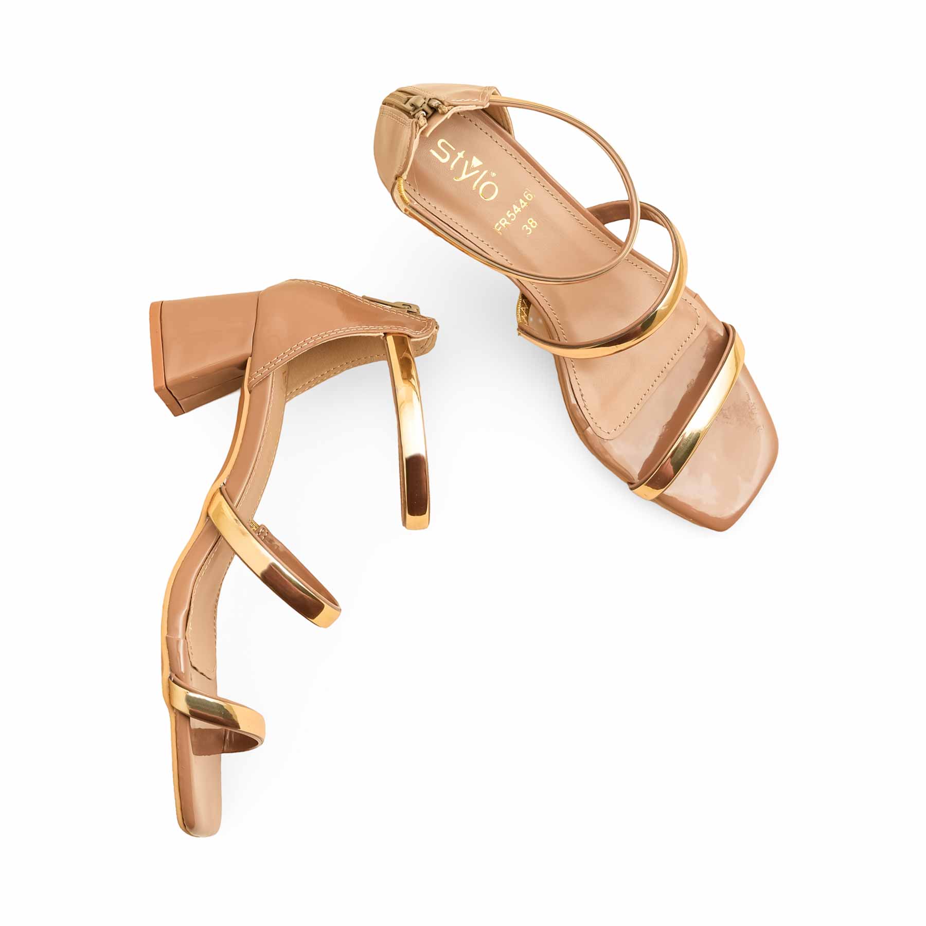 Beige Formal Sandal FR5446 - Image 5
