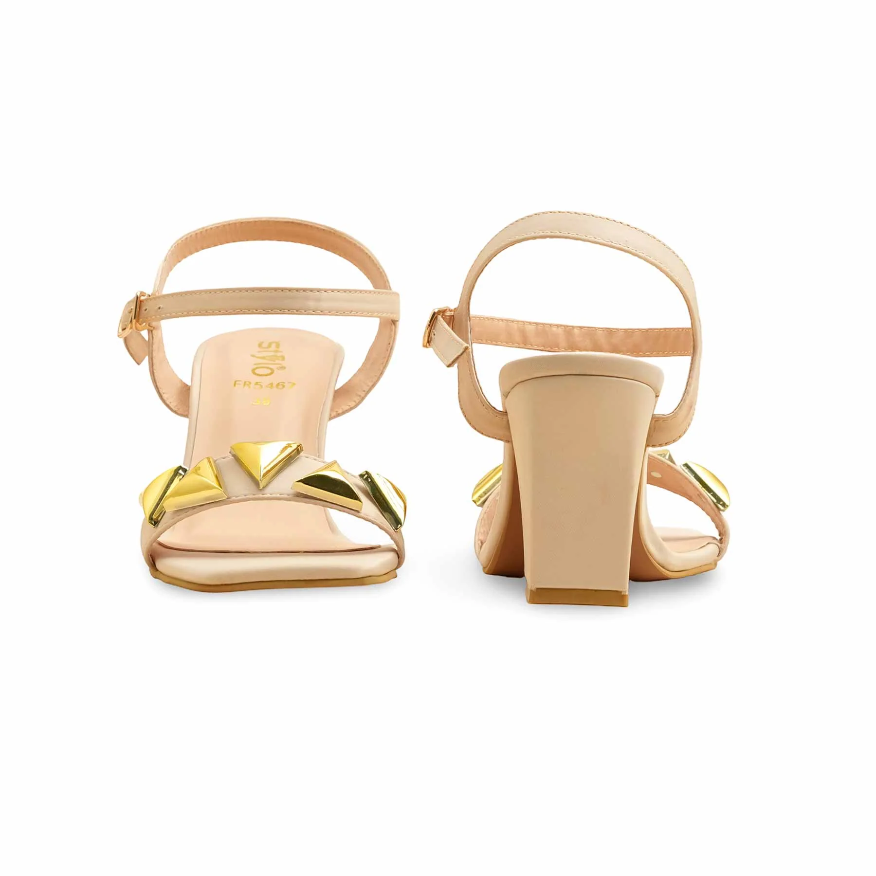 Beige Formal Sandal FR5467 - Image 4