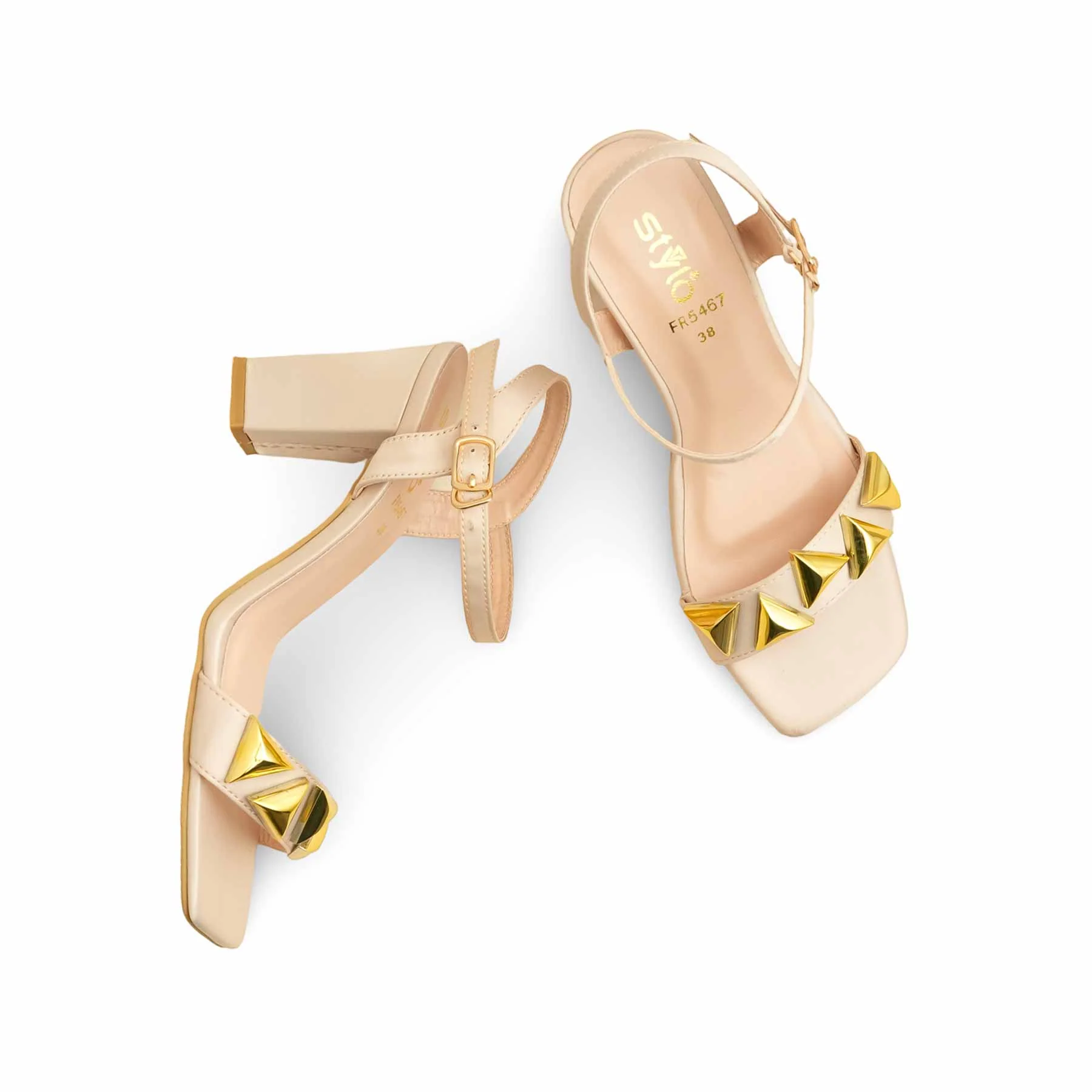 Beige Formal Sandal FR5467 - Image 5