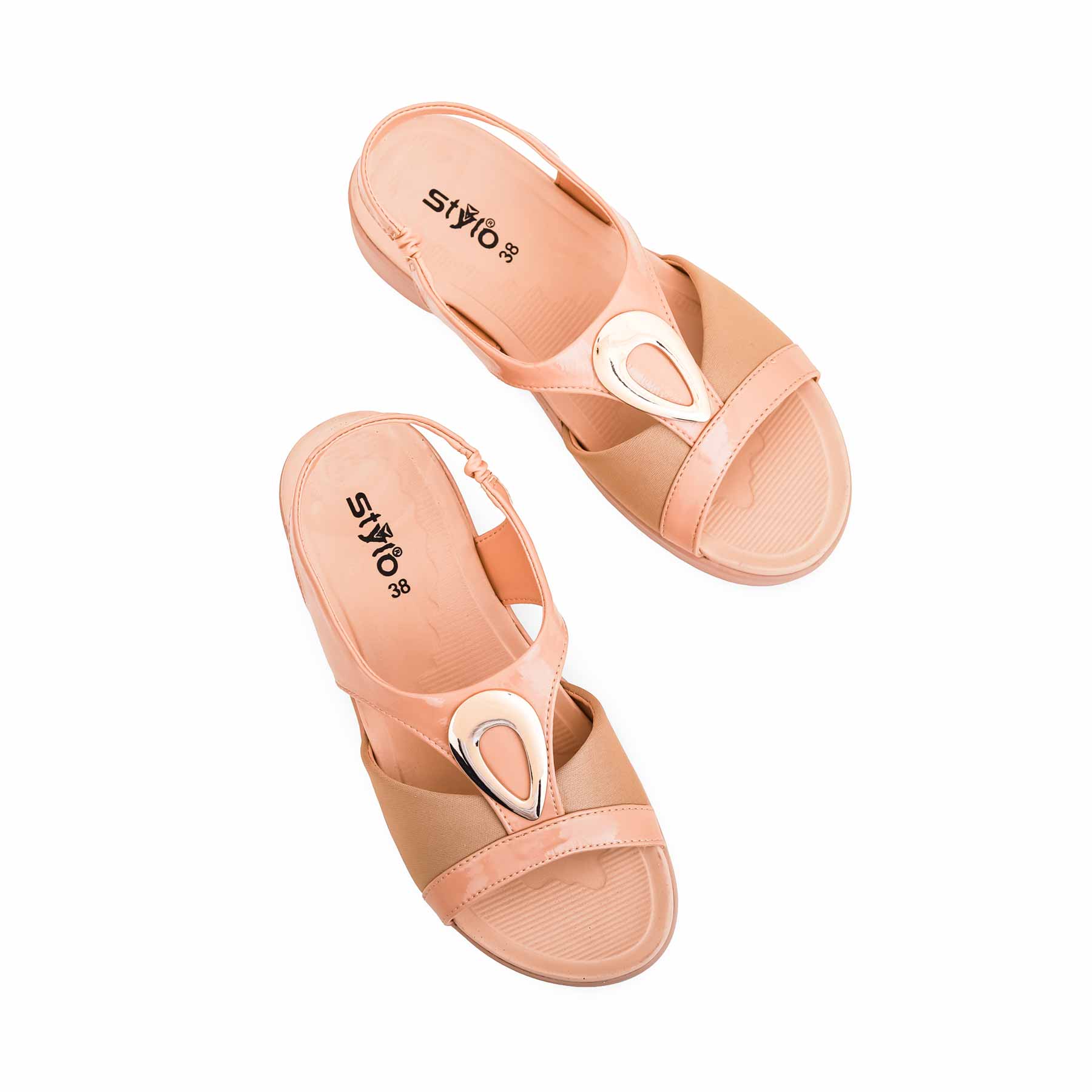 Beige Formal Sandal PU0227 - Image 4