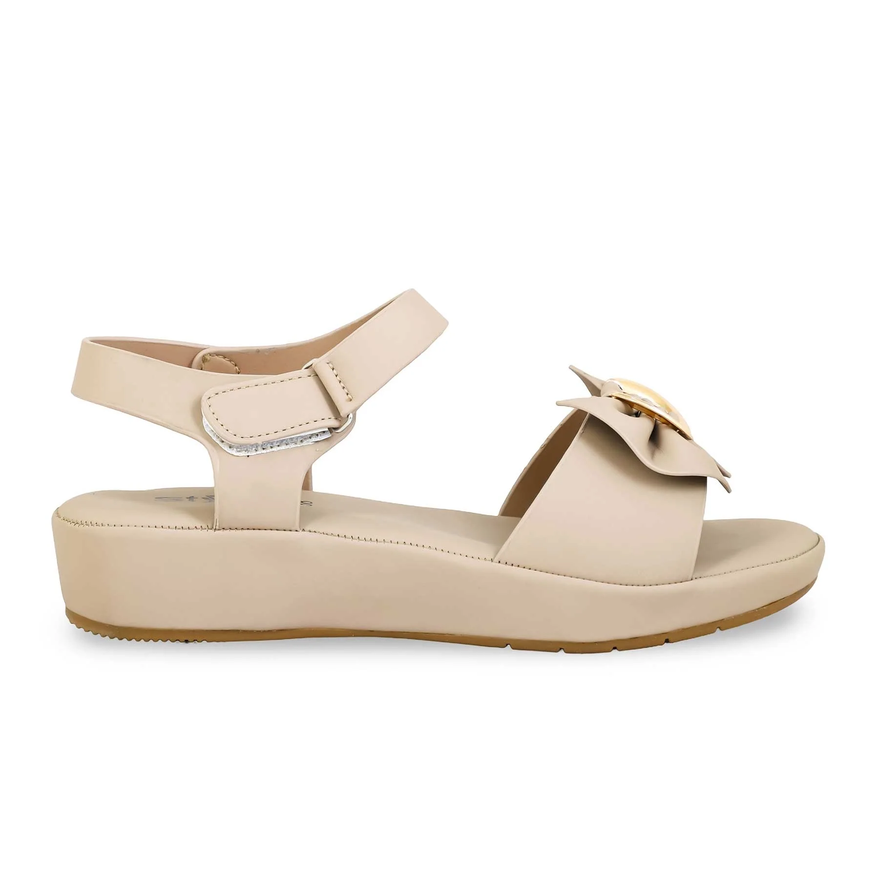 Beige Formal Sandal PU0519 - Image 2