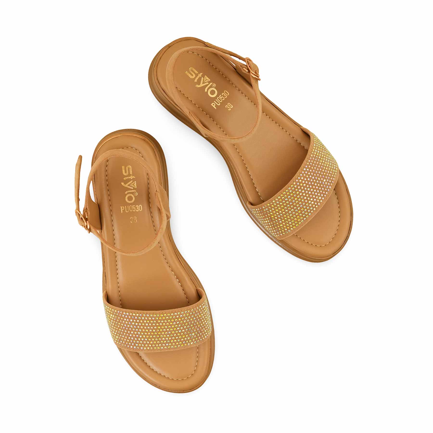 Beige Formal Sandal PU0530 - Image 5